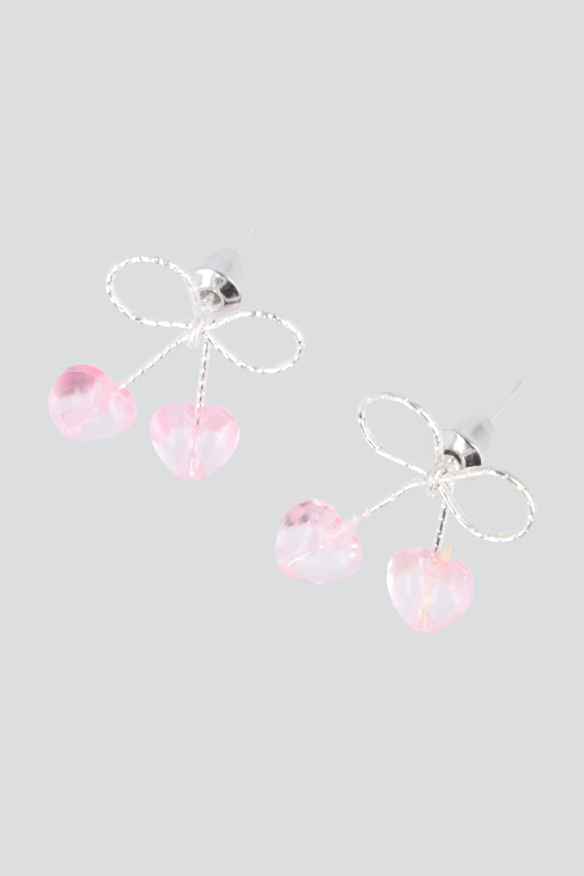 1 Aretes cerezas moñito - Image 2