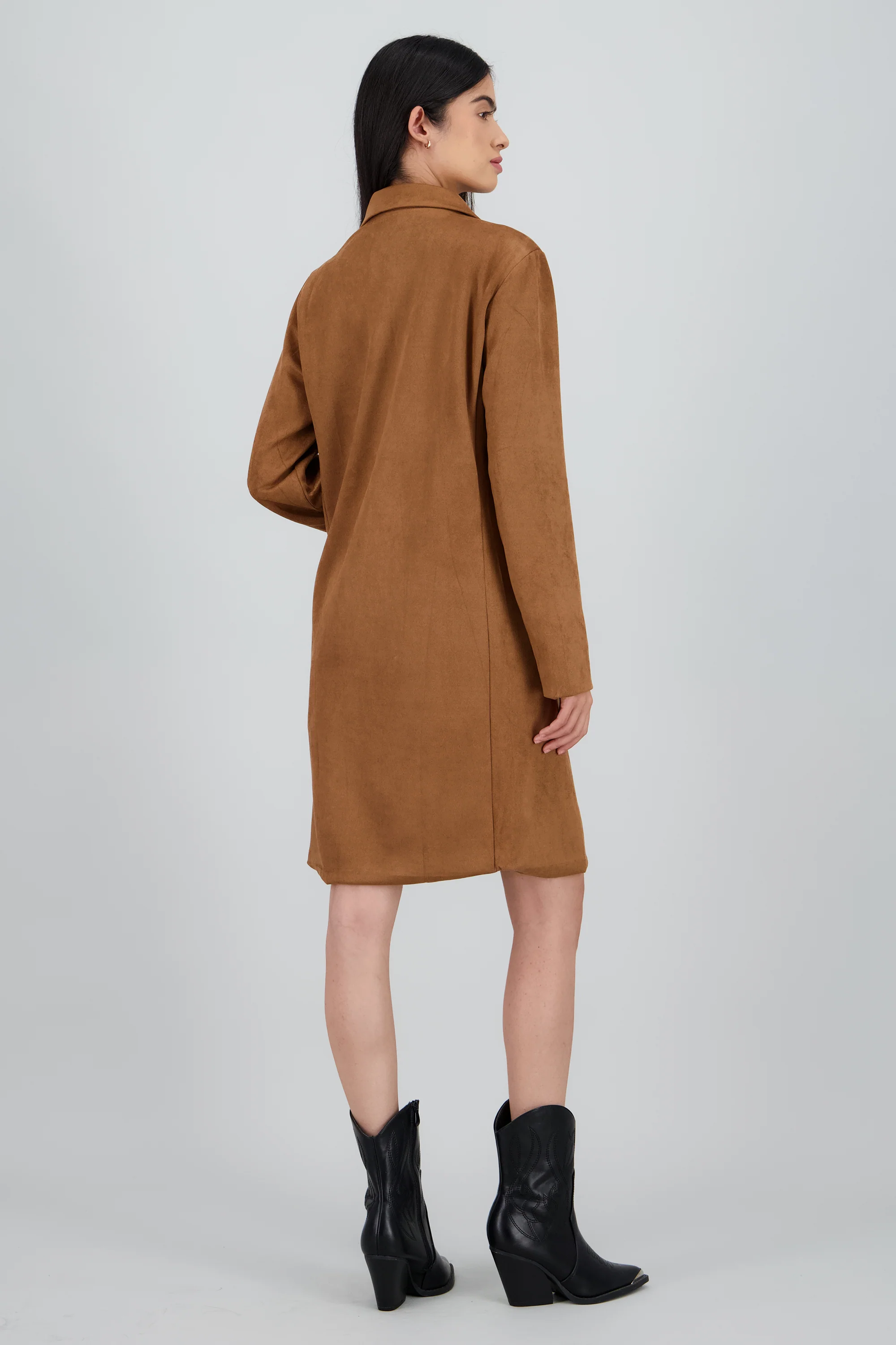 Abrigo liso suede - Image 4