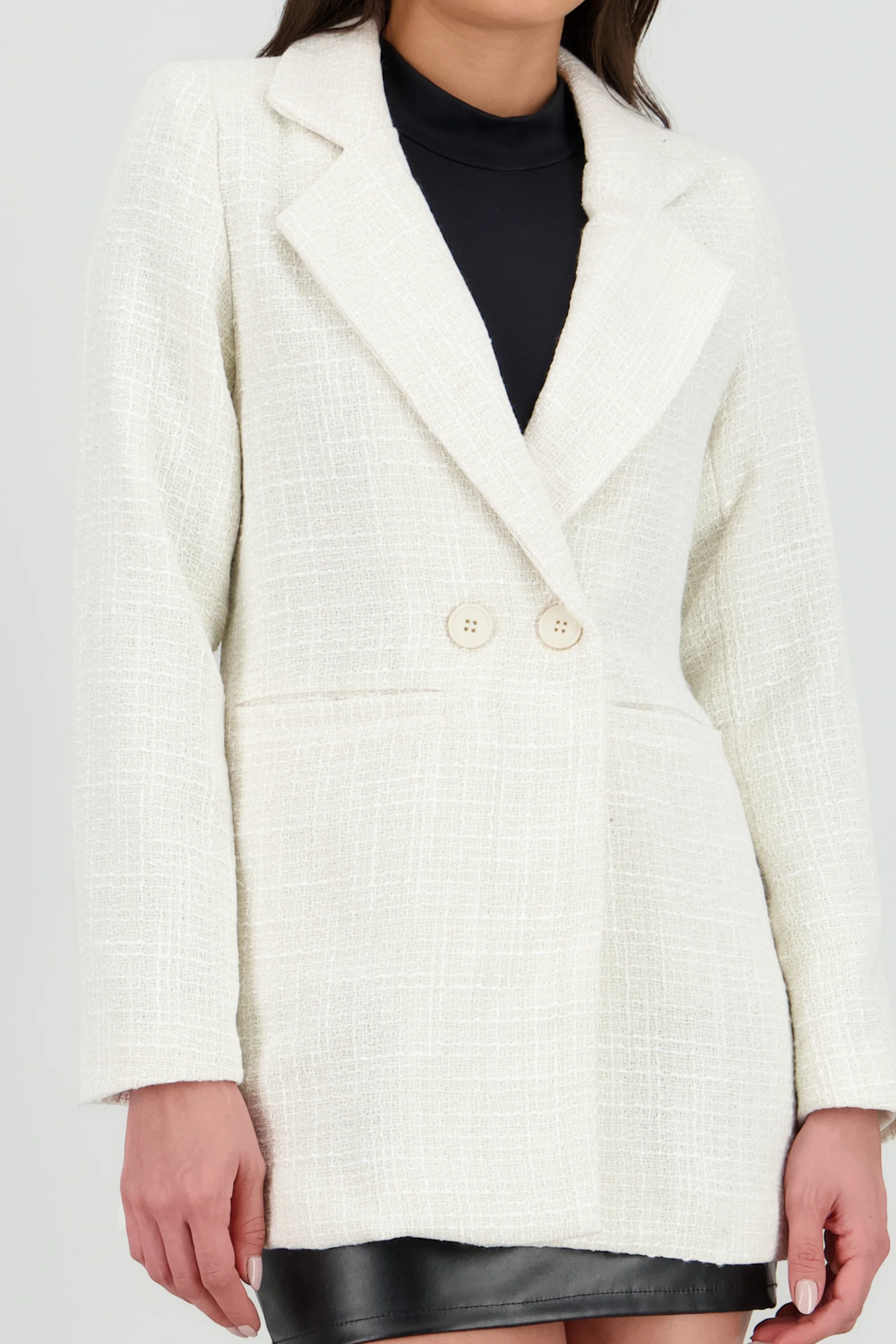 Abrigo sastre tweed - Image 5