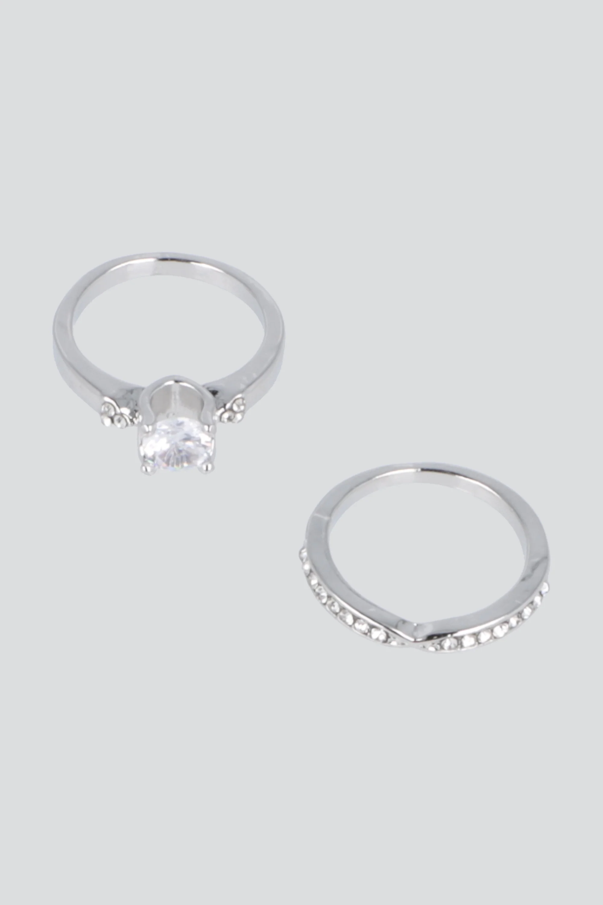 Anillo 2 lineas brillo