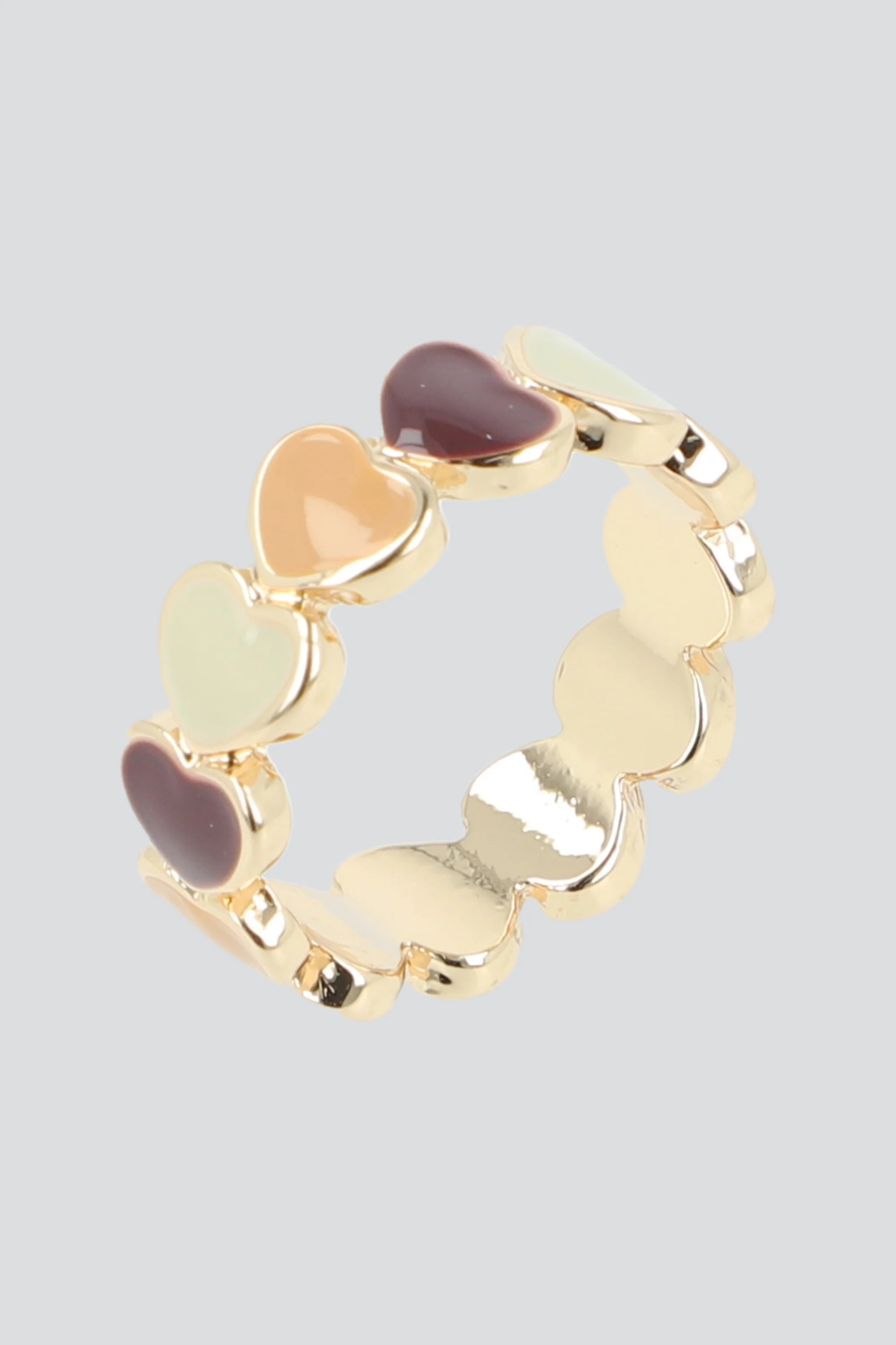 Anillo Corazones Multicolor