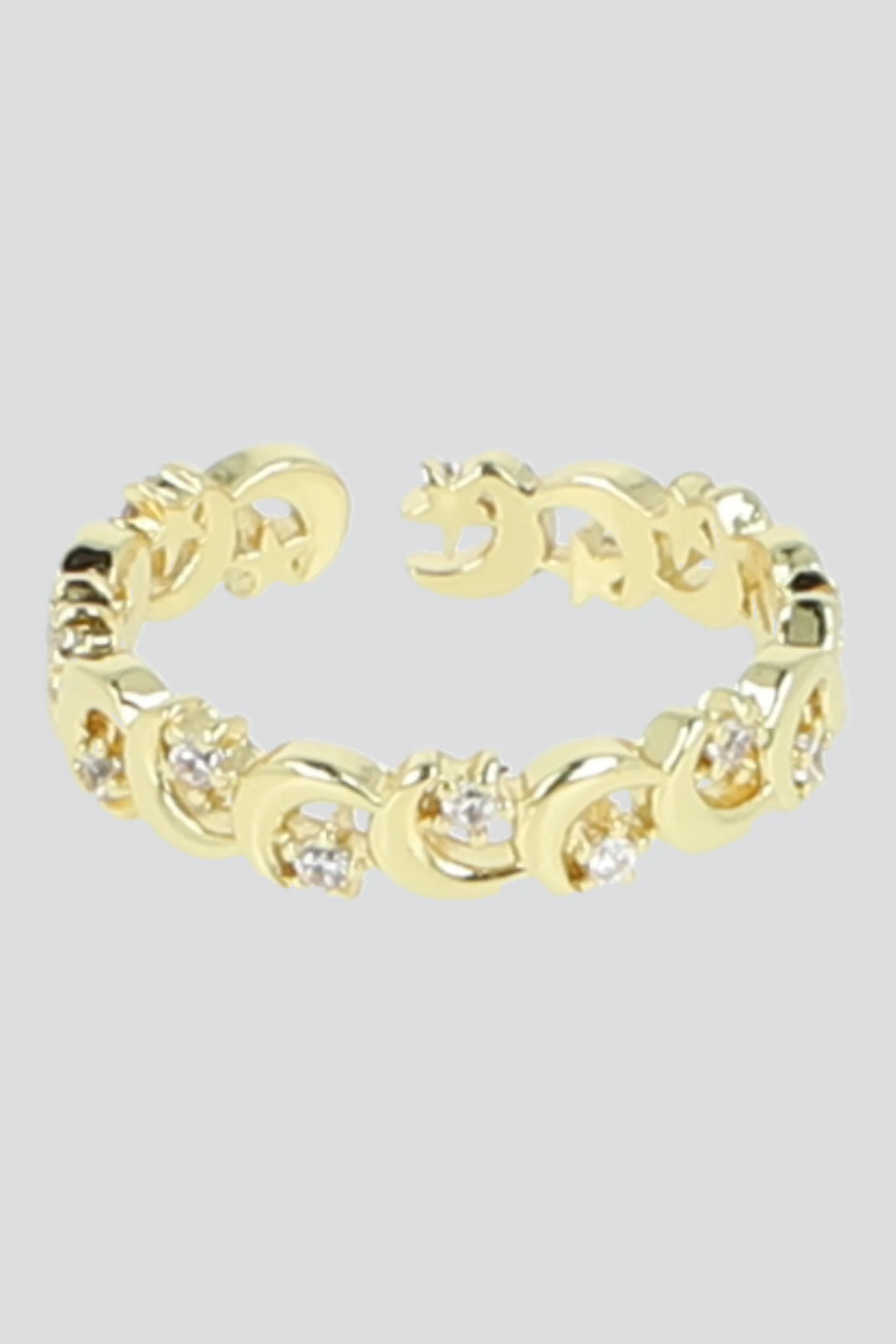 Anillo lunas estrellas