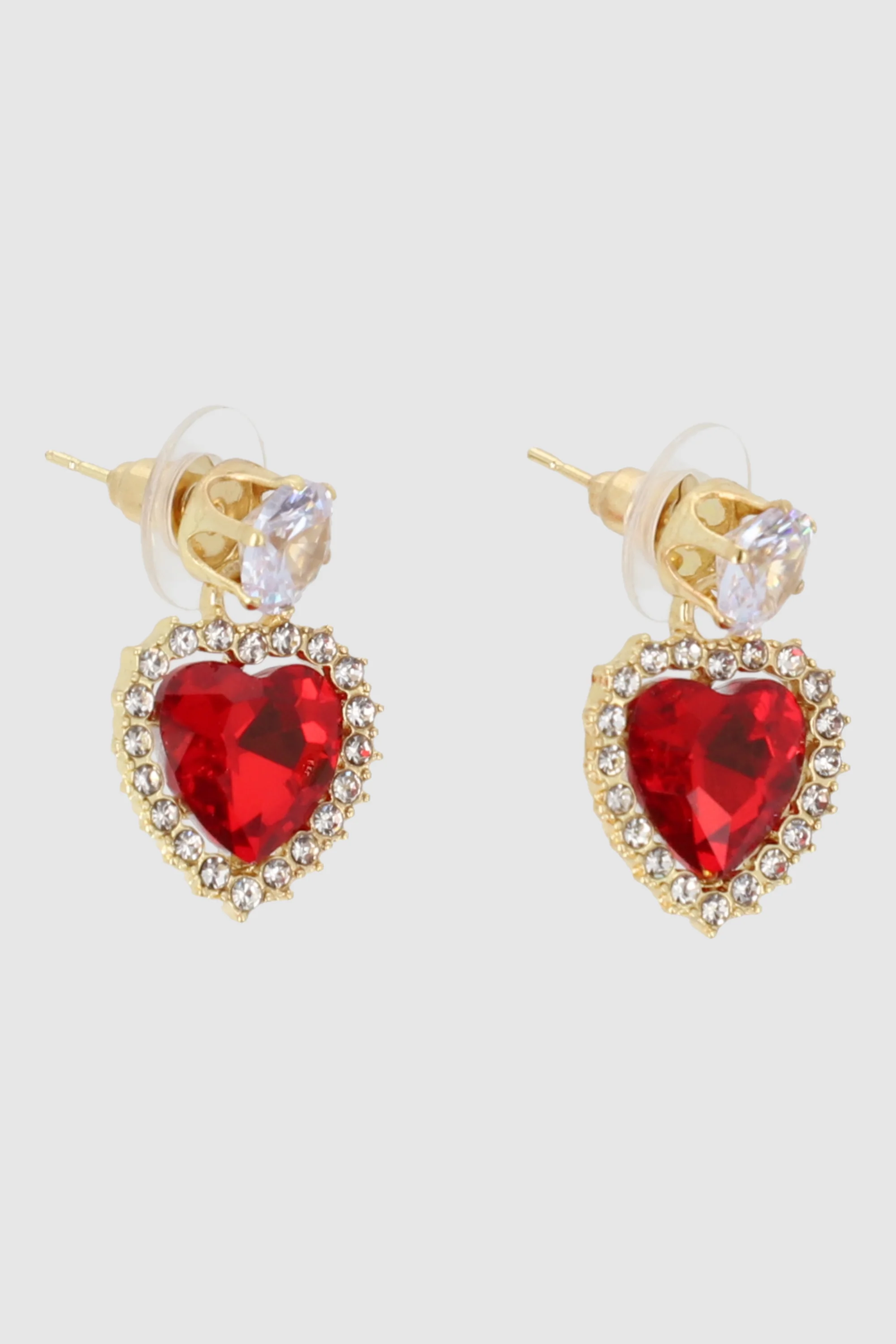 Arete corazón cristal