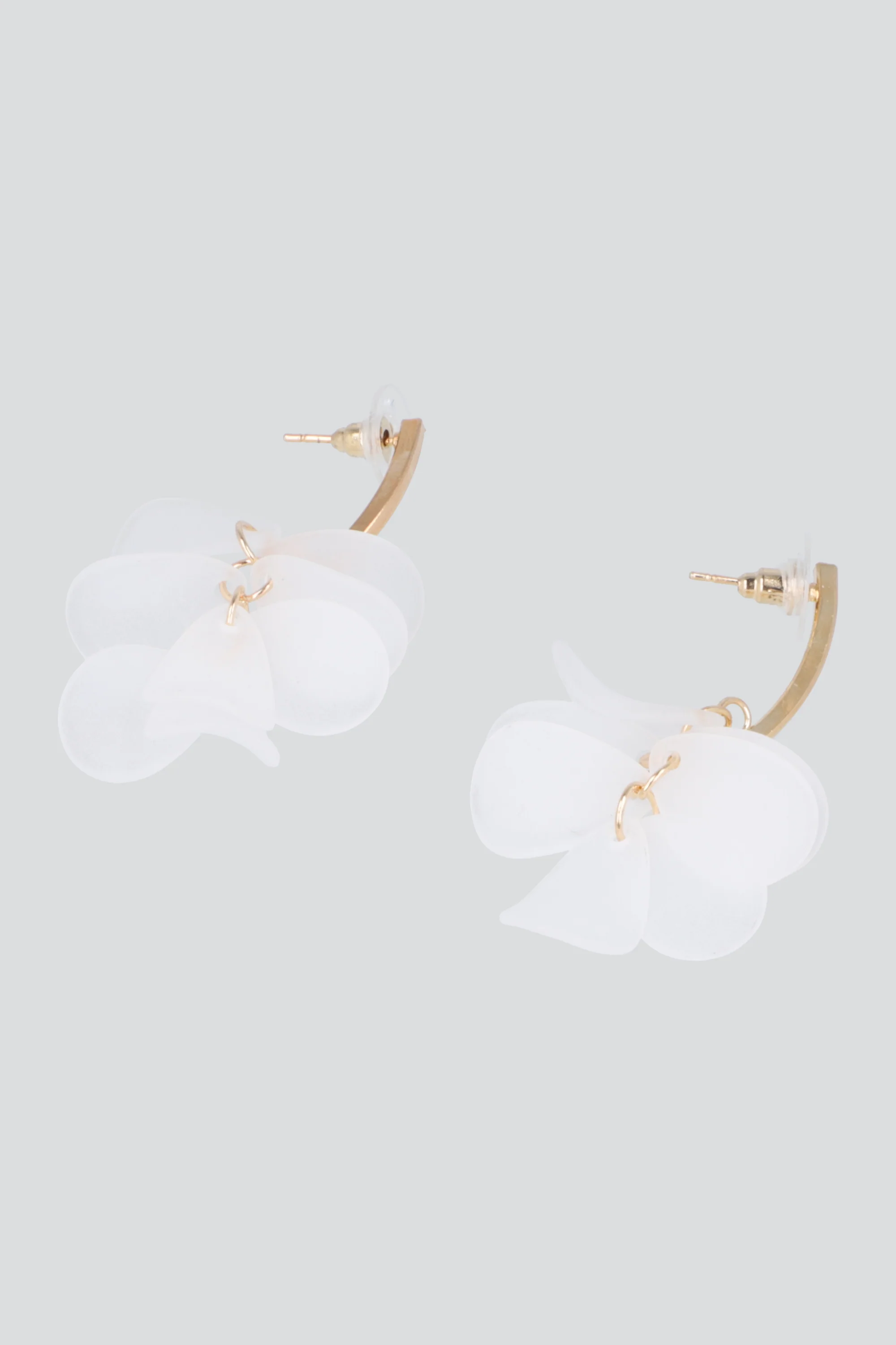 Aretes barrita petalos color - Image 2