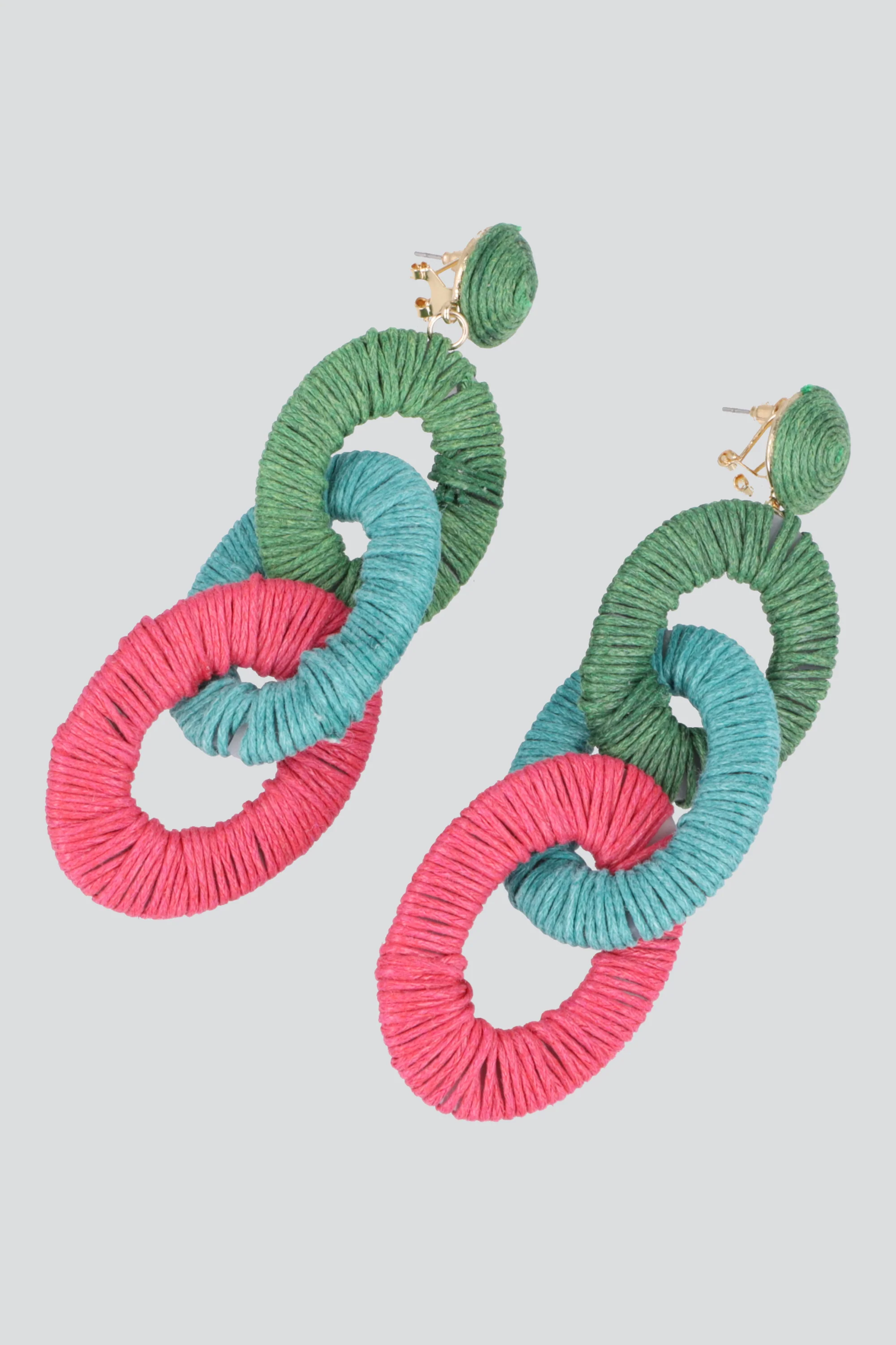 ARETES CADENA RAFIA - Image 2