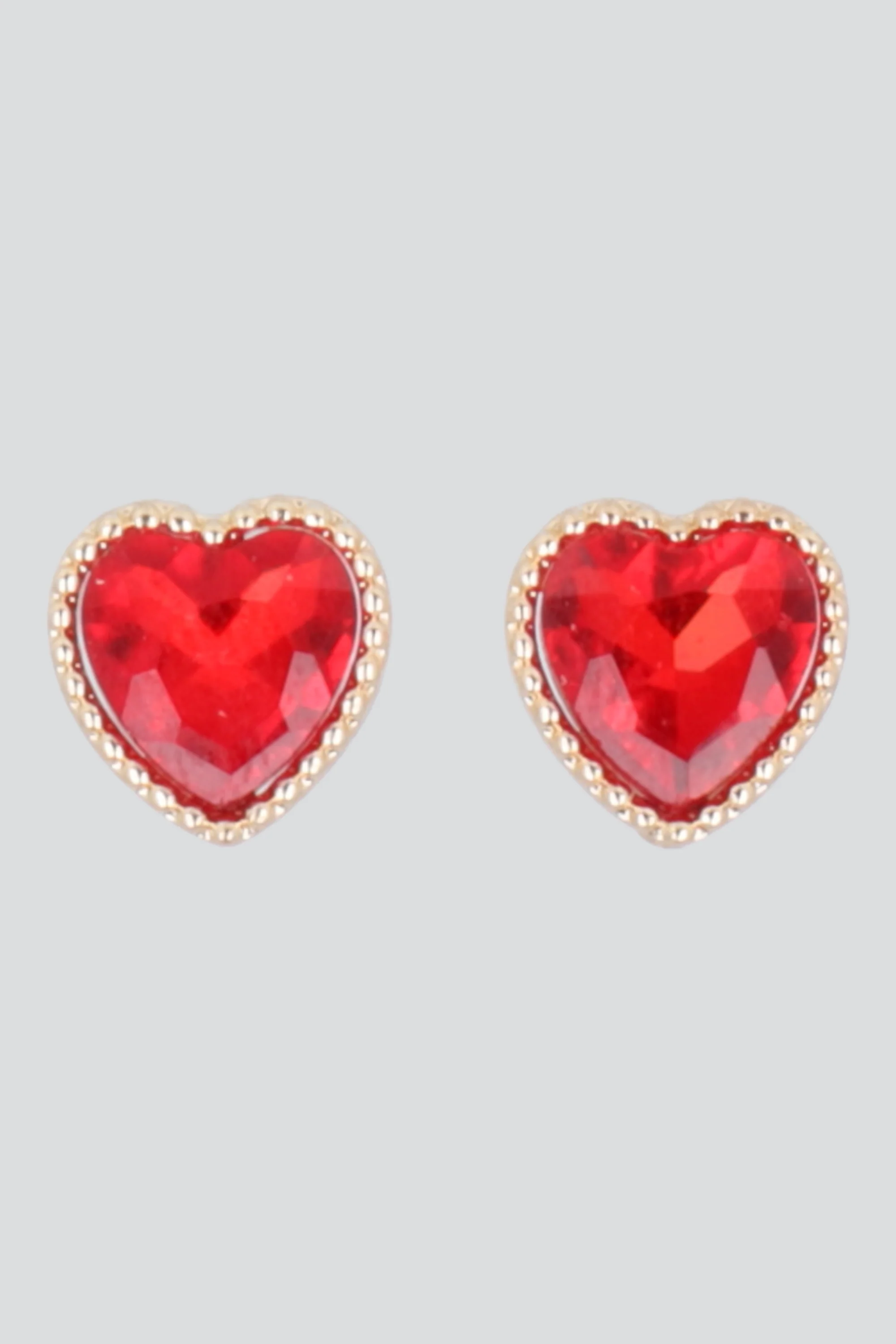 Aretes corazon cristal