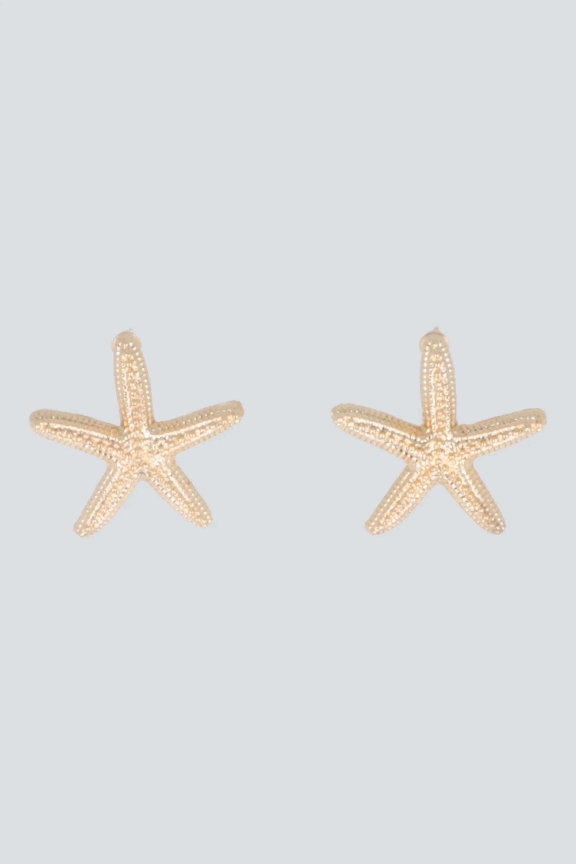 ARETES ESTRELLA DE MAR METAL