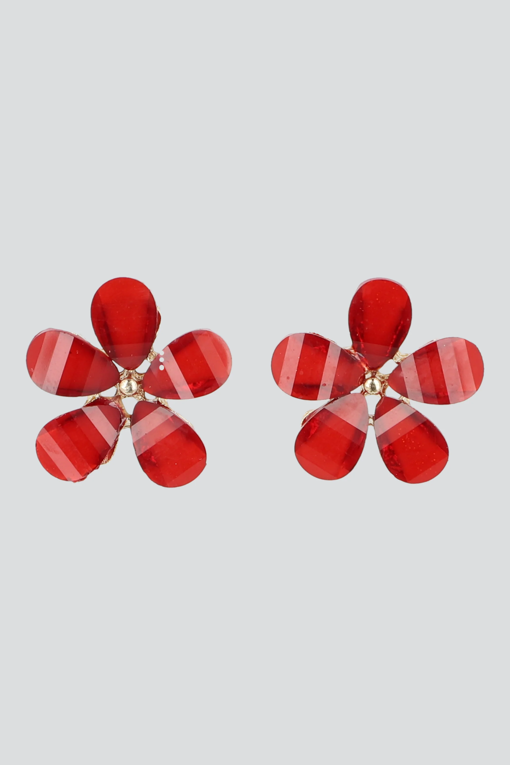Aretes flor cristal