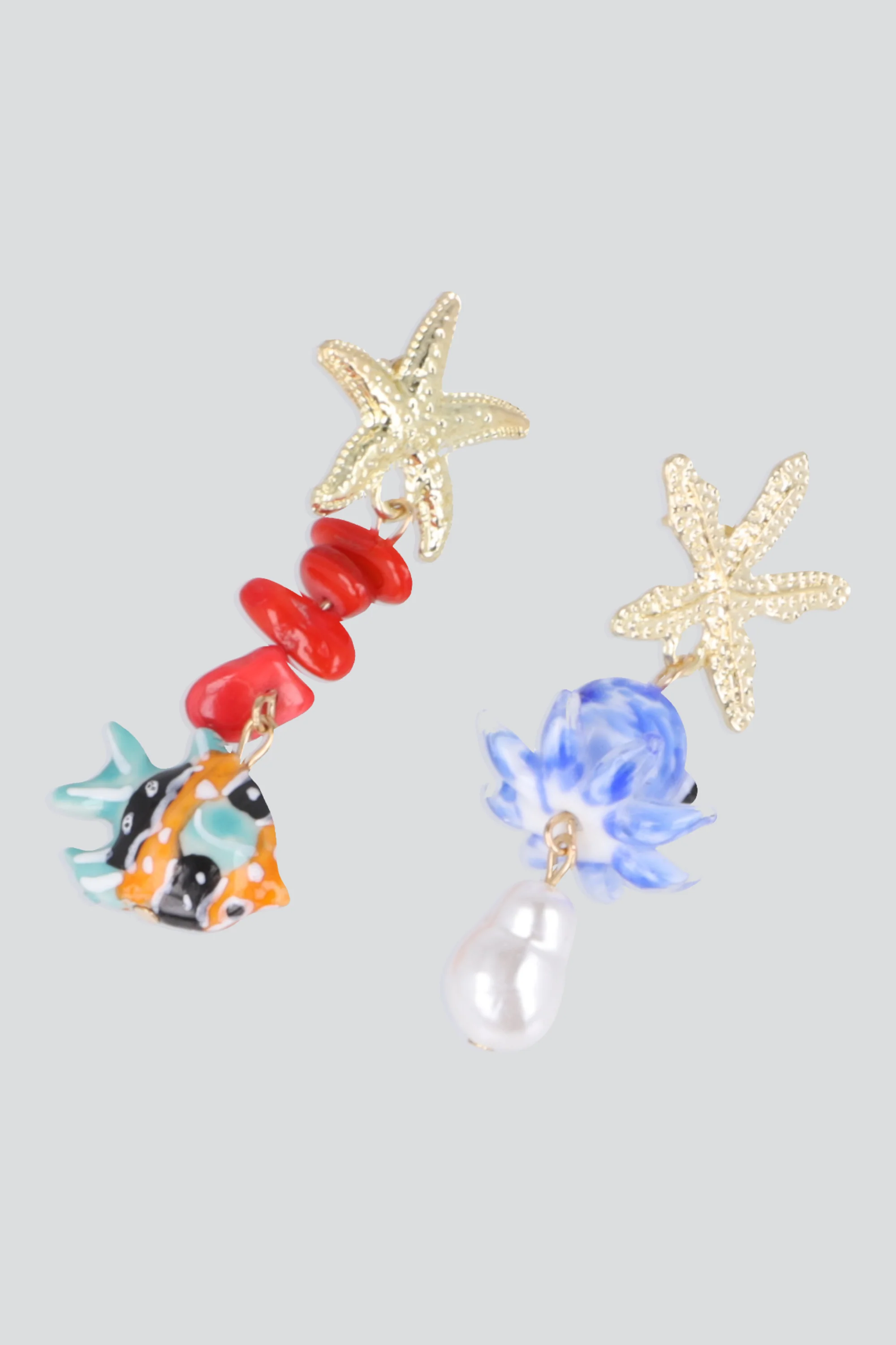 ARETES PEZ PULPO MURANO - Image 2
