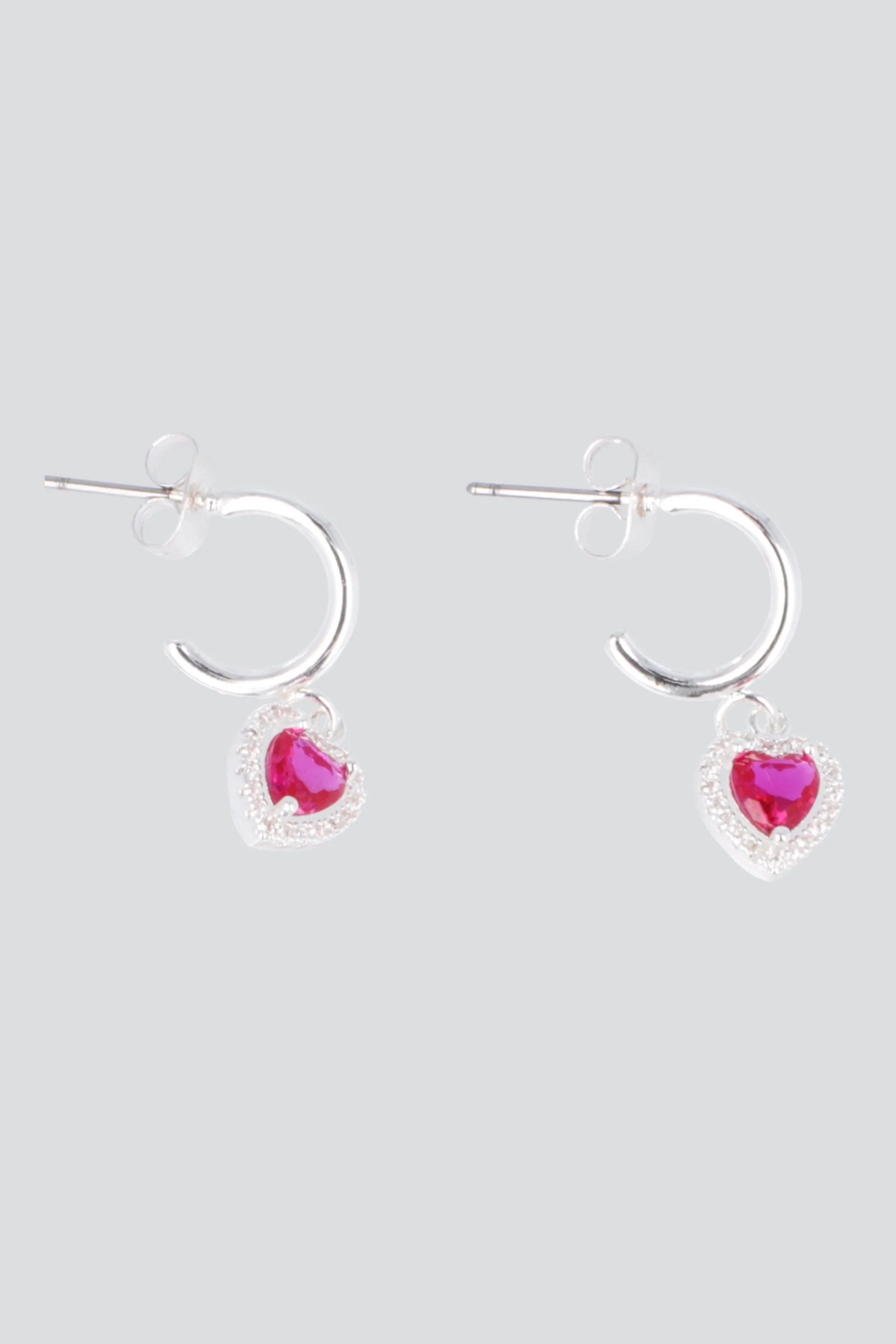 ARRACADAS CORAZON CRISTAL PQ