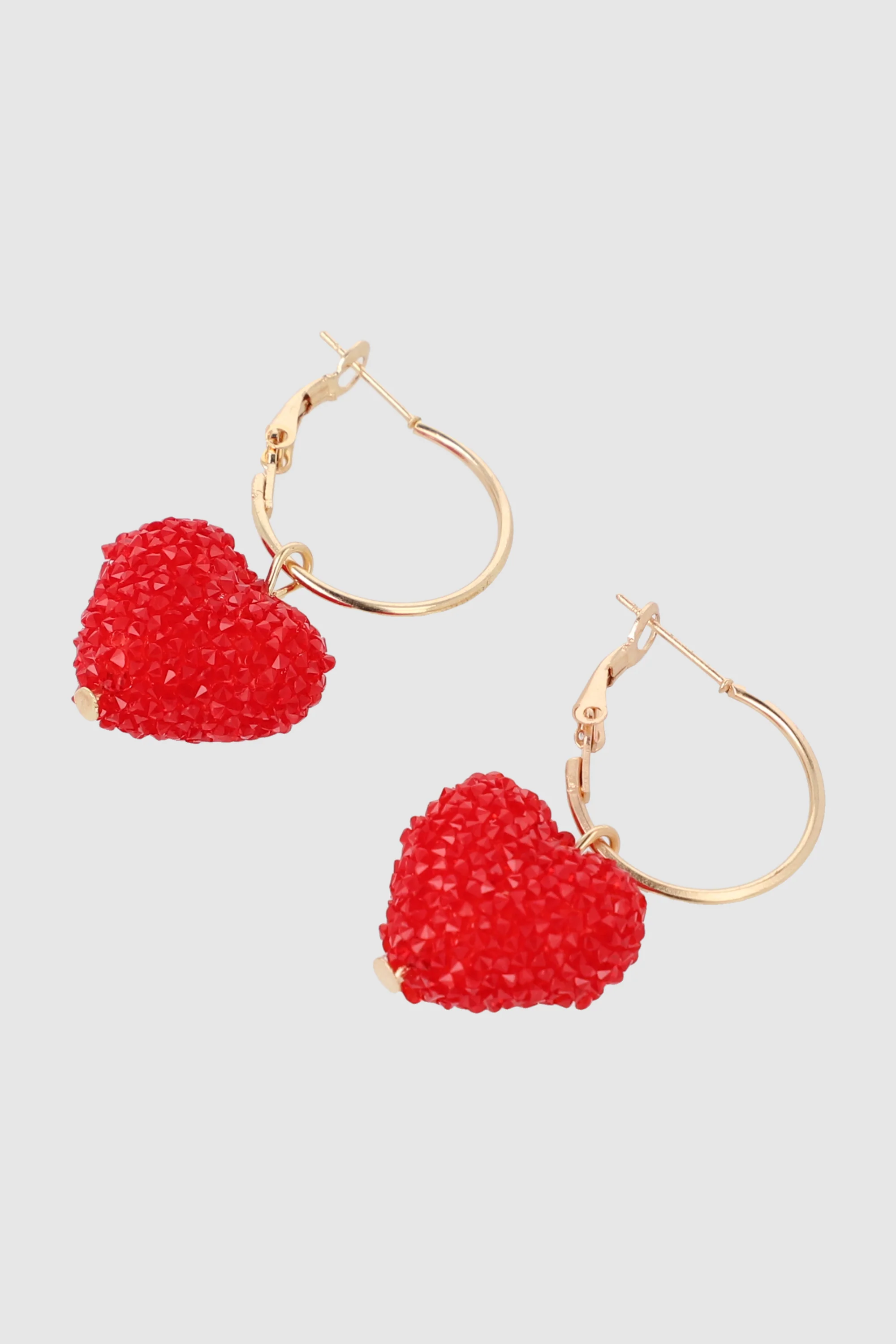 Arracadas Corazón Glitter Roca - Image 2