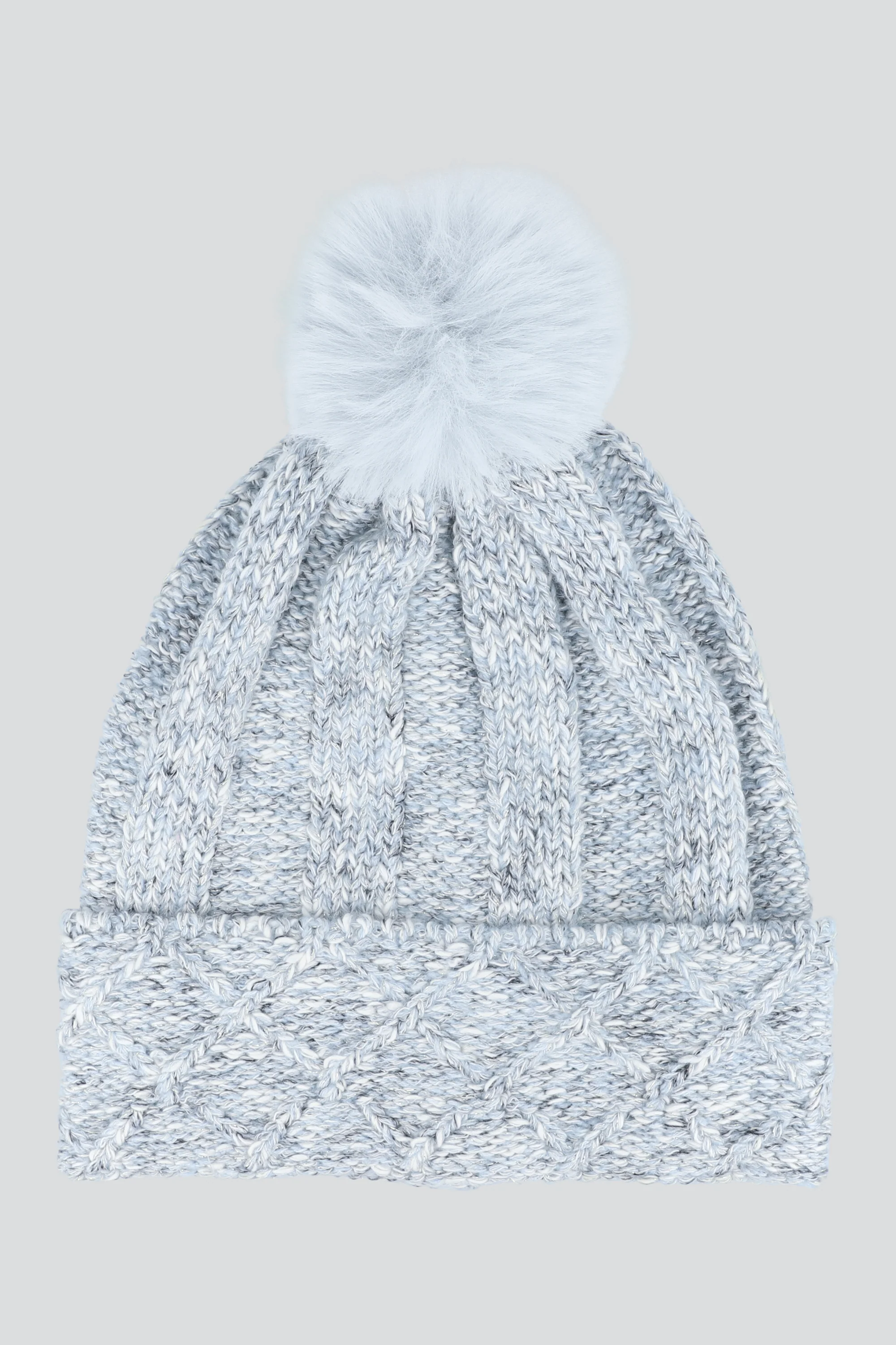 Beanie color jaspe fluffy - Image 3