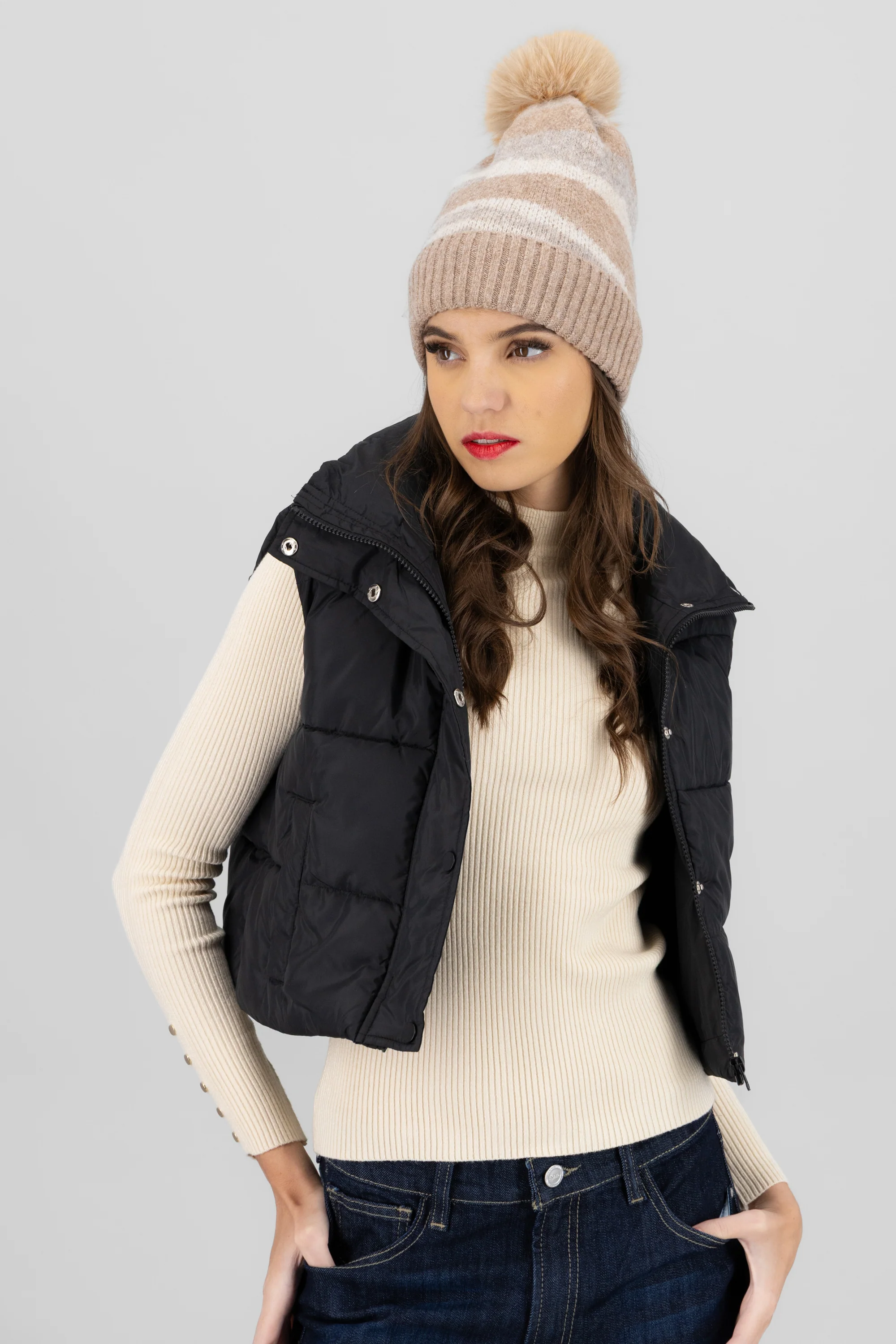 Beanie print rayas - Image 2