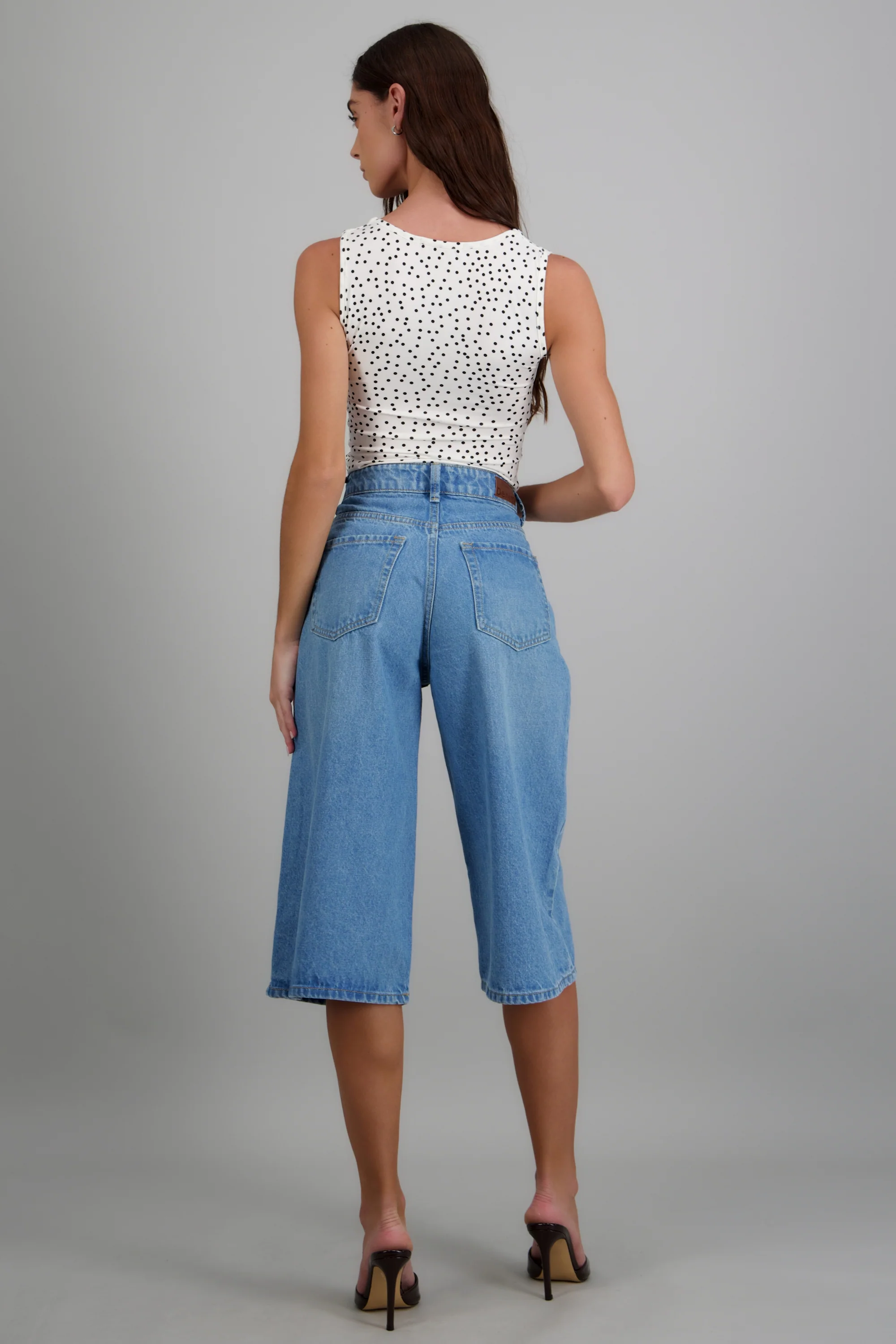 Bermuda denim entintada - Image 4