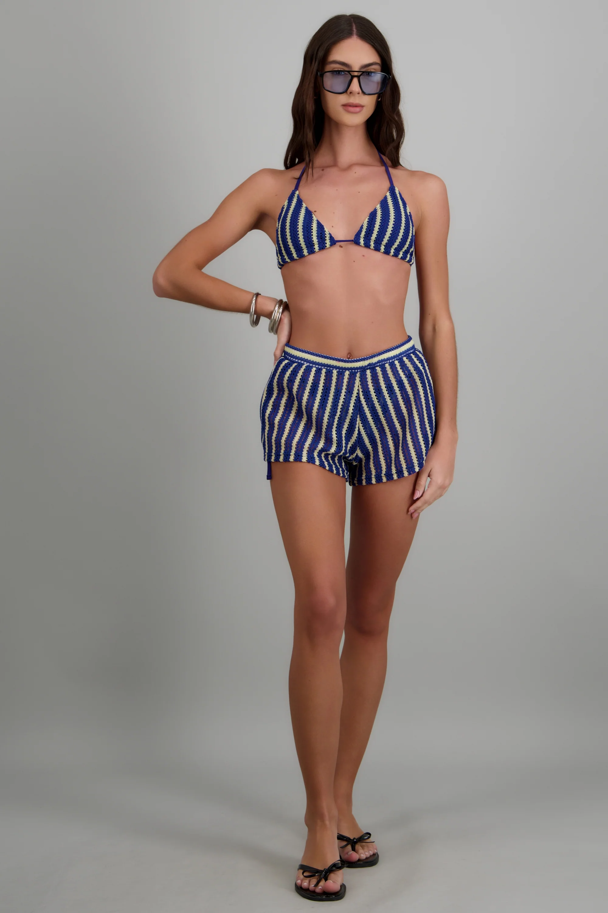 BIKINI 3PZ LINEAS TIPO CROCHET