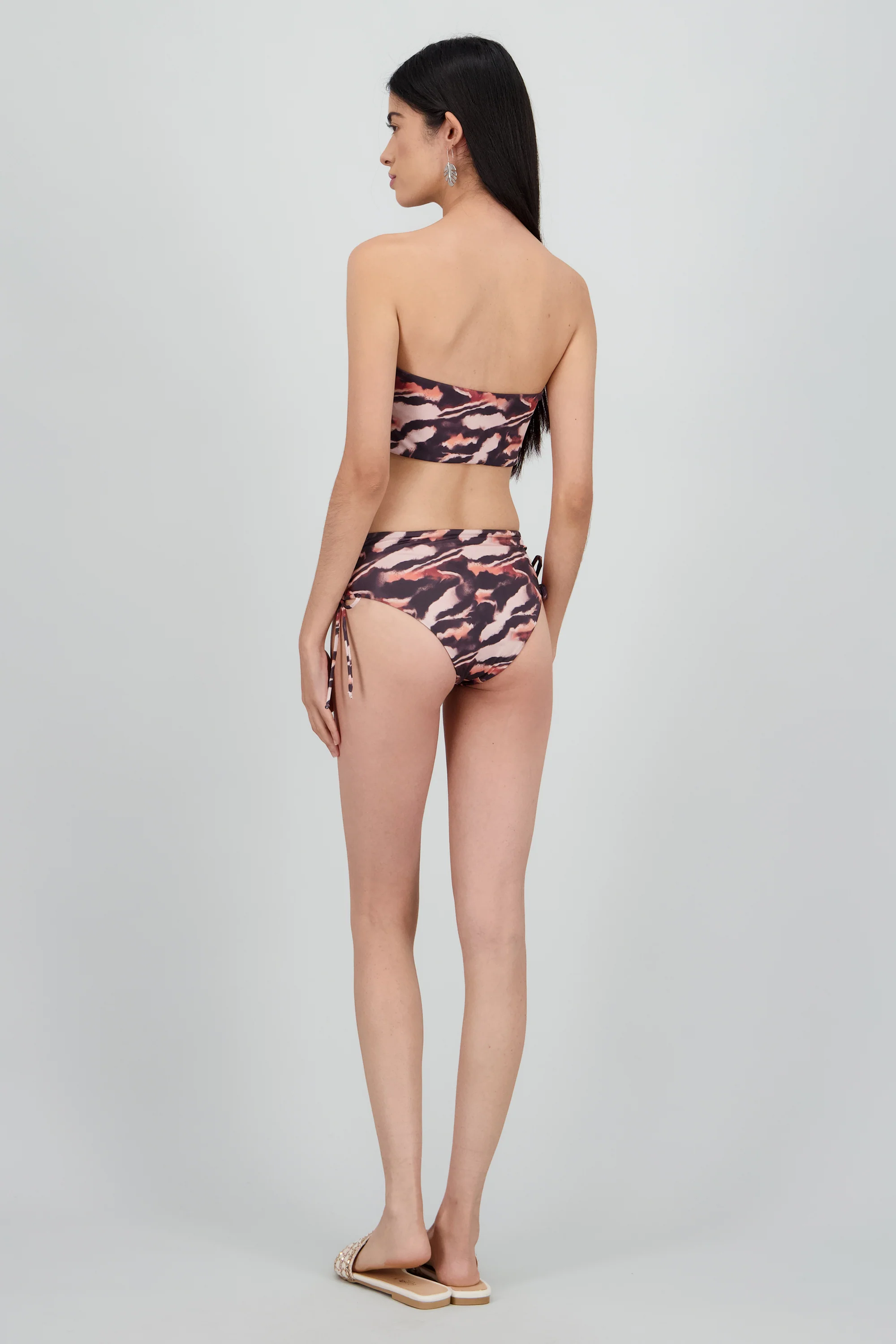 Bikini straples calzon medio jaretas - Image 4