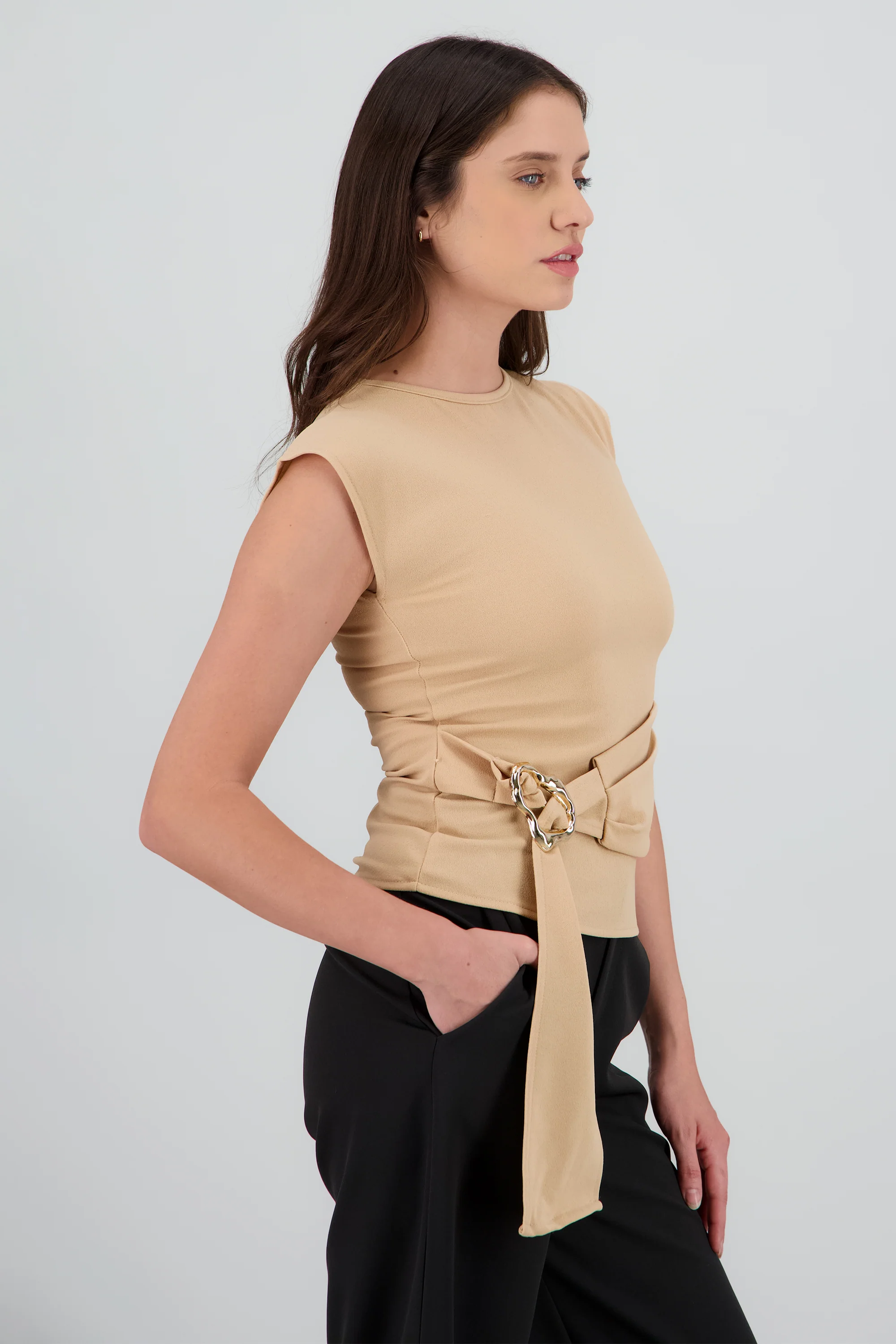 Blusa amarre lado - Image 3
