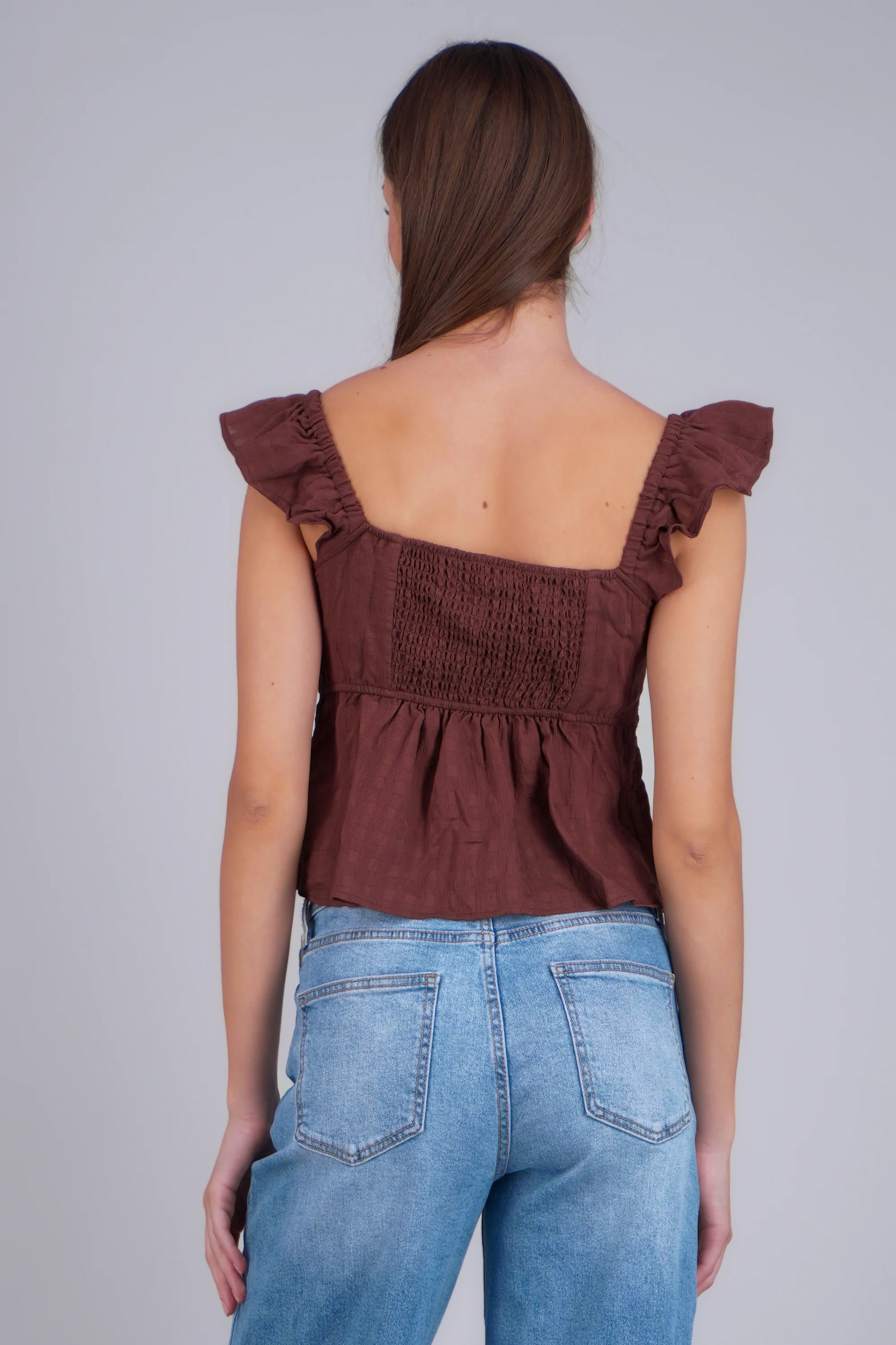Blusa detalle crochet lisa - Image 4