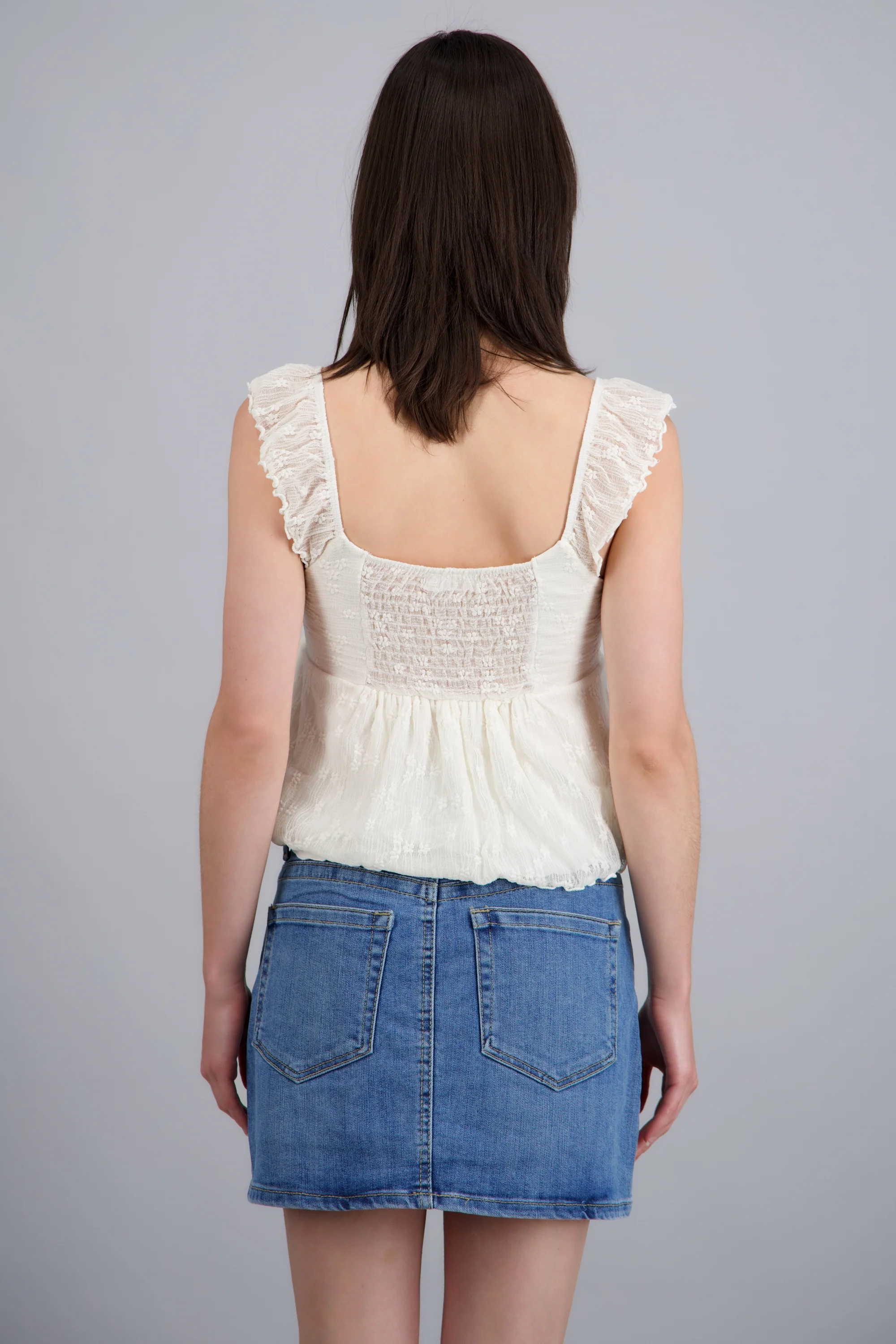 Blusa encaje tirantes olanes - Image 4