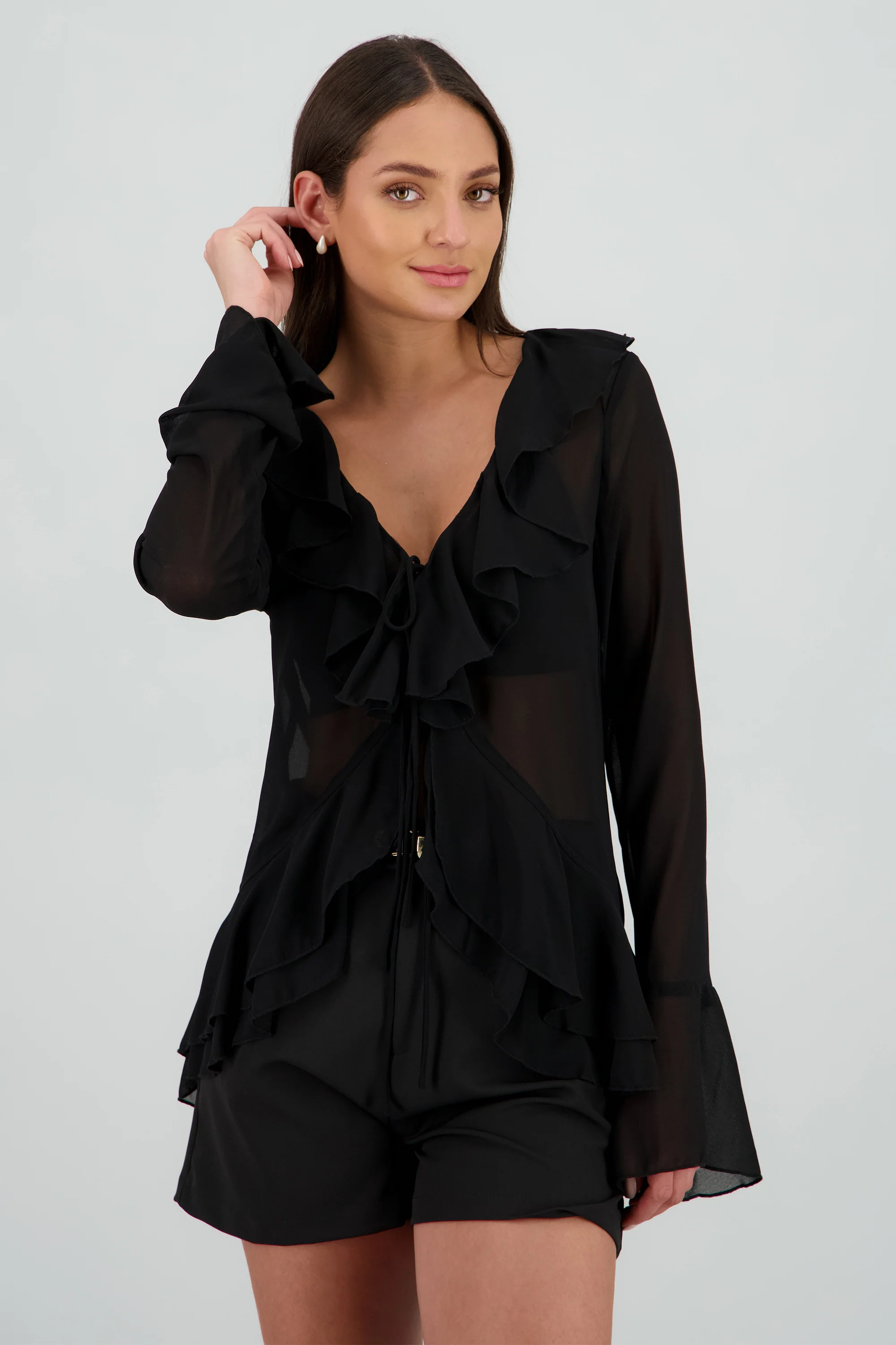 Blusa fluida olanes - Image 2