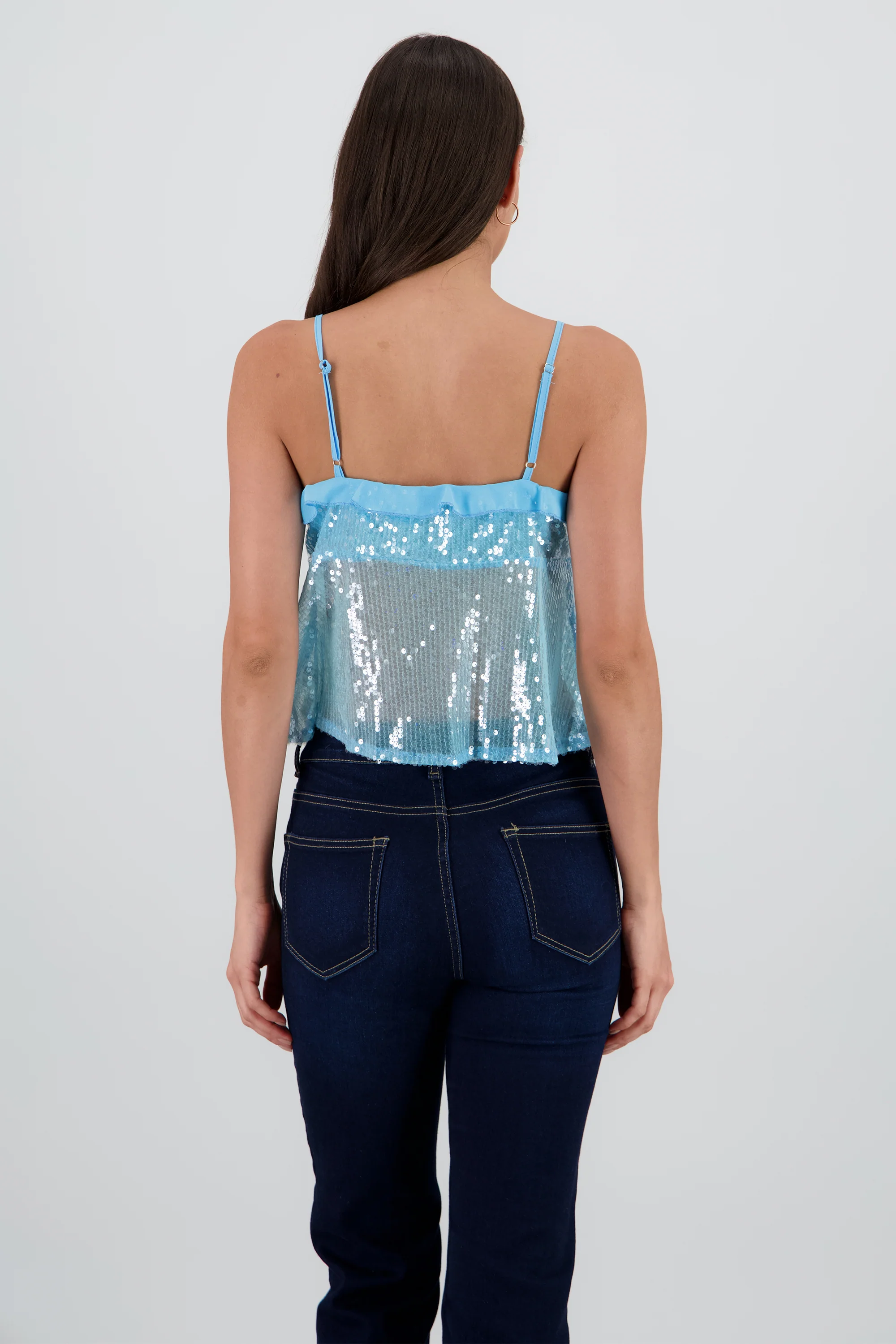 Blusa lentejuela tirantes - Image 4