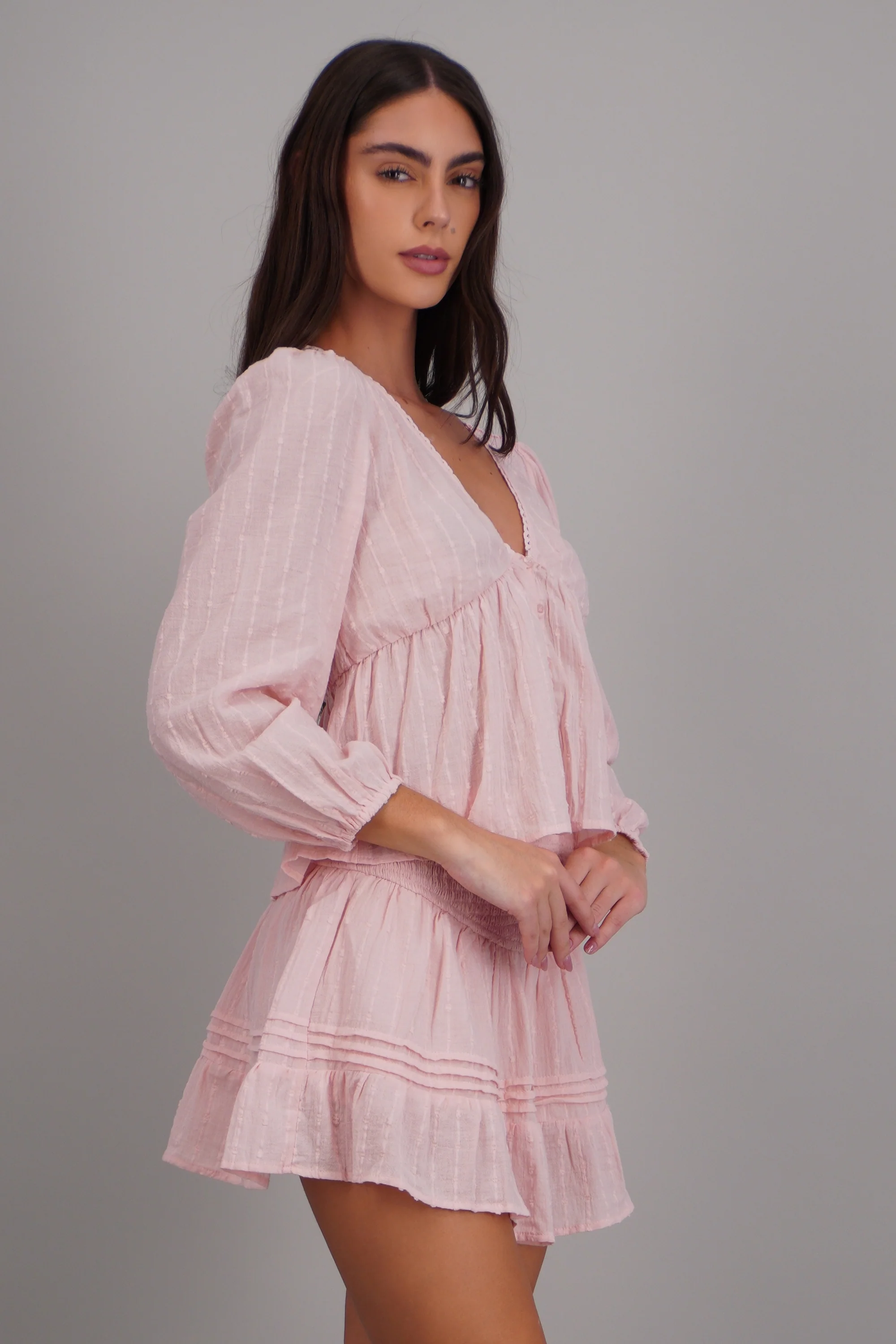 blusa ligera efecto peplum - Image 2