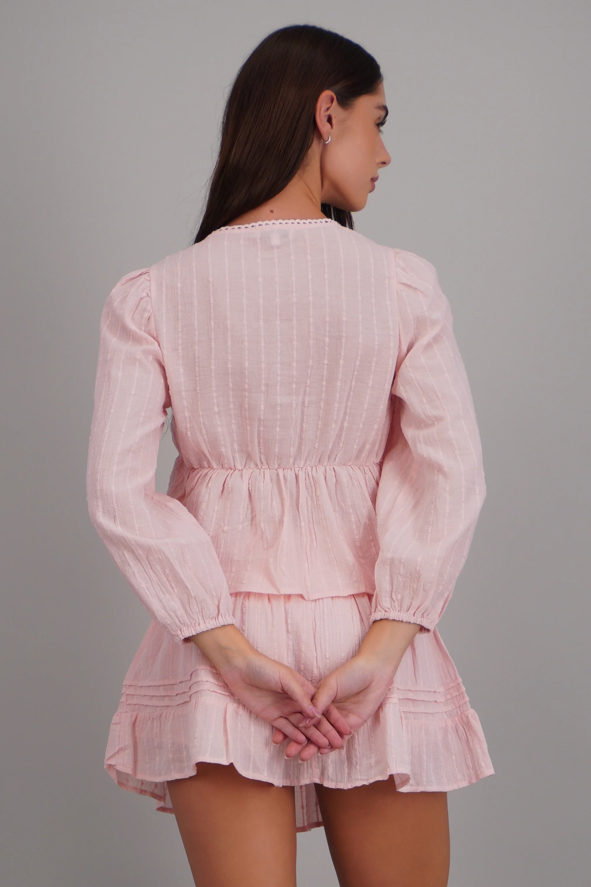 blusa ligera efecto peplum - Image 4