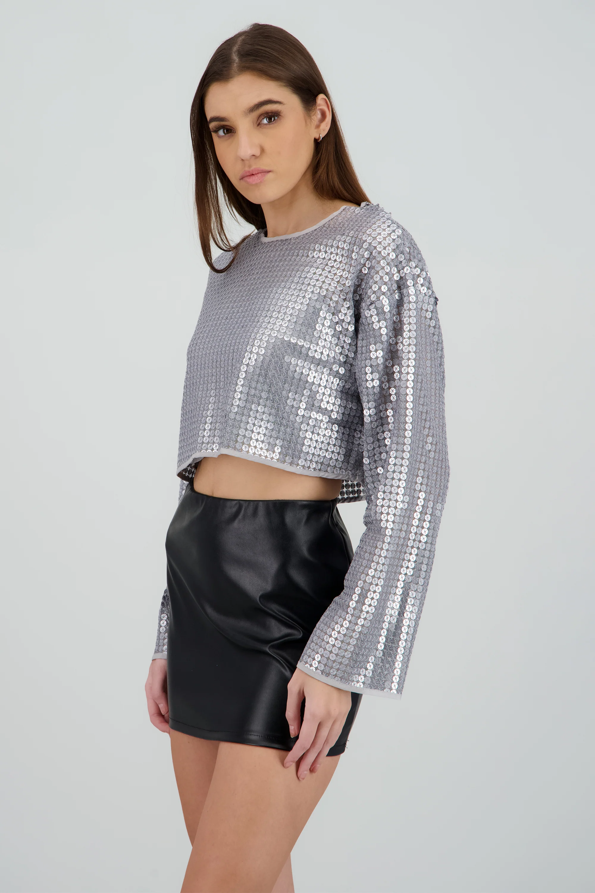 Blusa manga larga brillos - Image 3