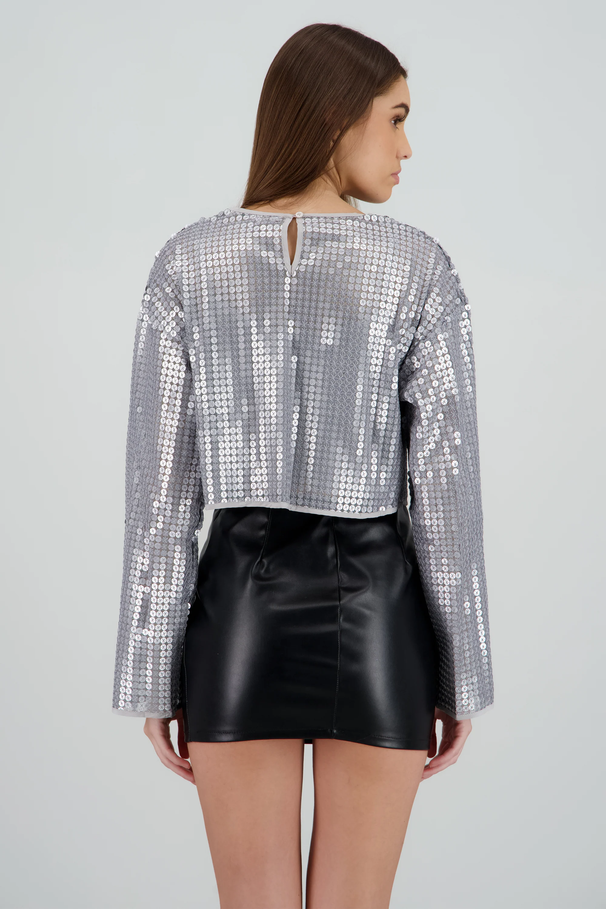Blusa manga larga brillos - Image 4