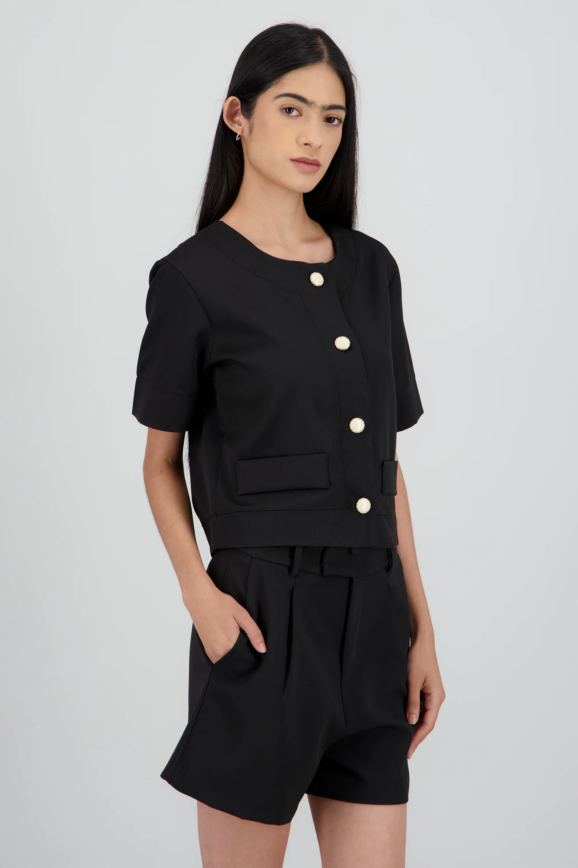 blusa pocket botones - Image 3
