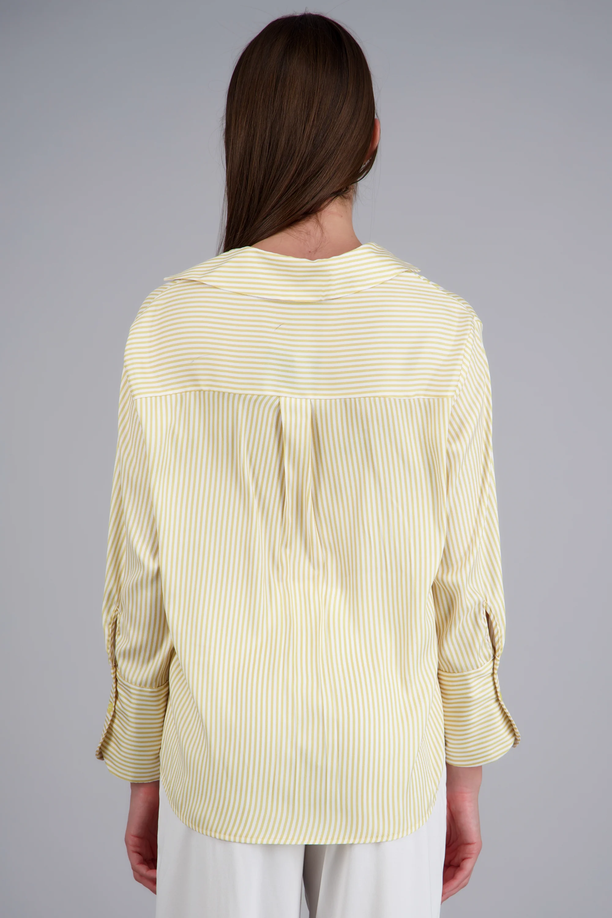 Blusa satin rayas manga larga Hypsters - Image 4