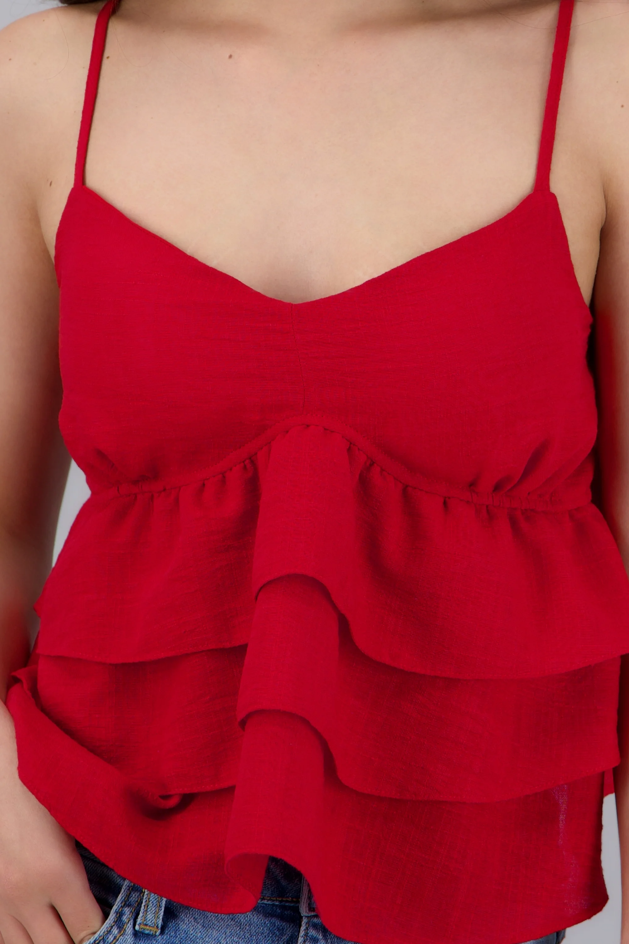 Blusa tirantes detalle olanes - Image 5