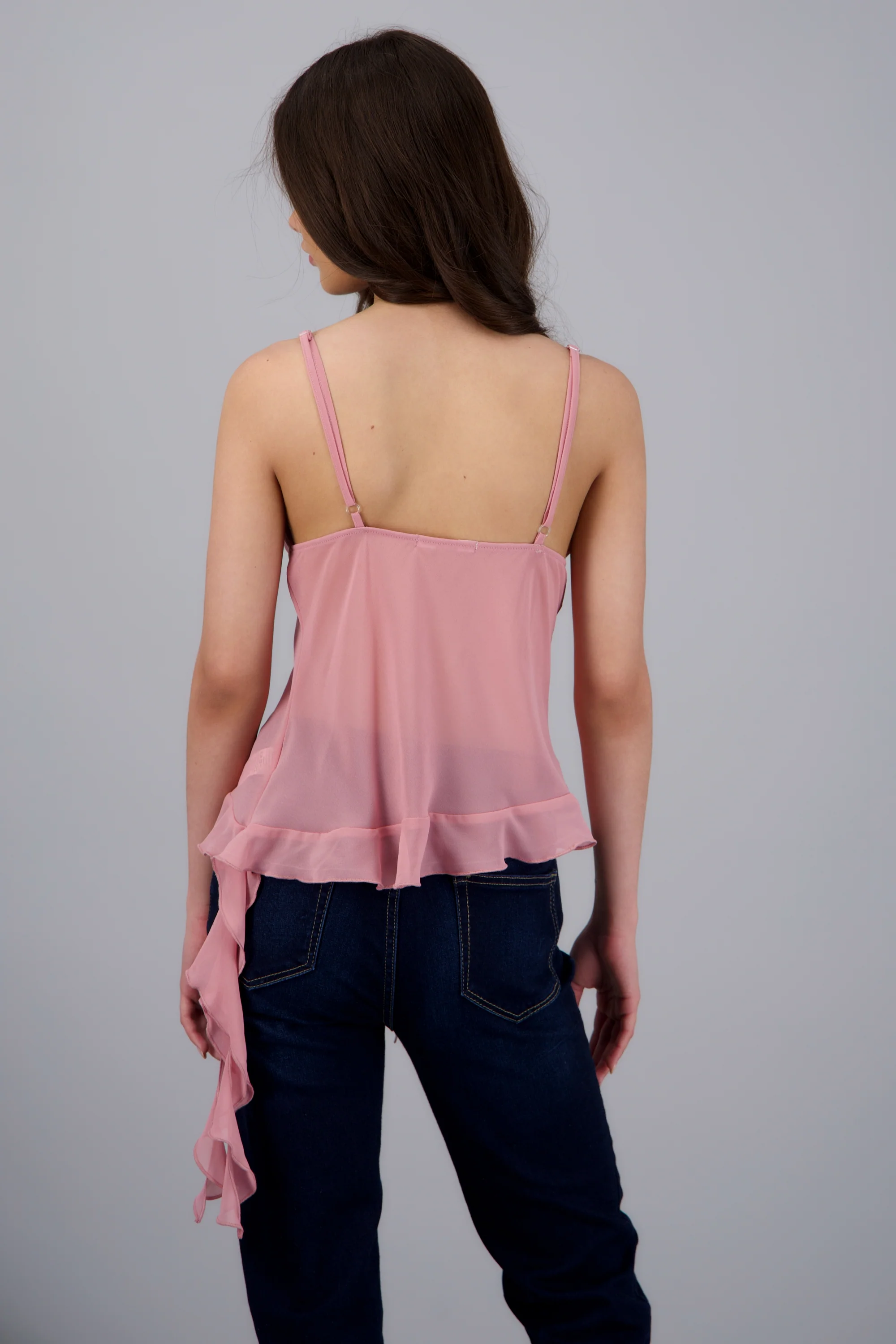 Blusa tirantes detalle ruffles - Image 4