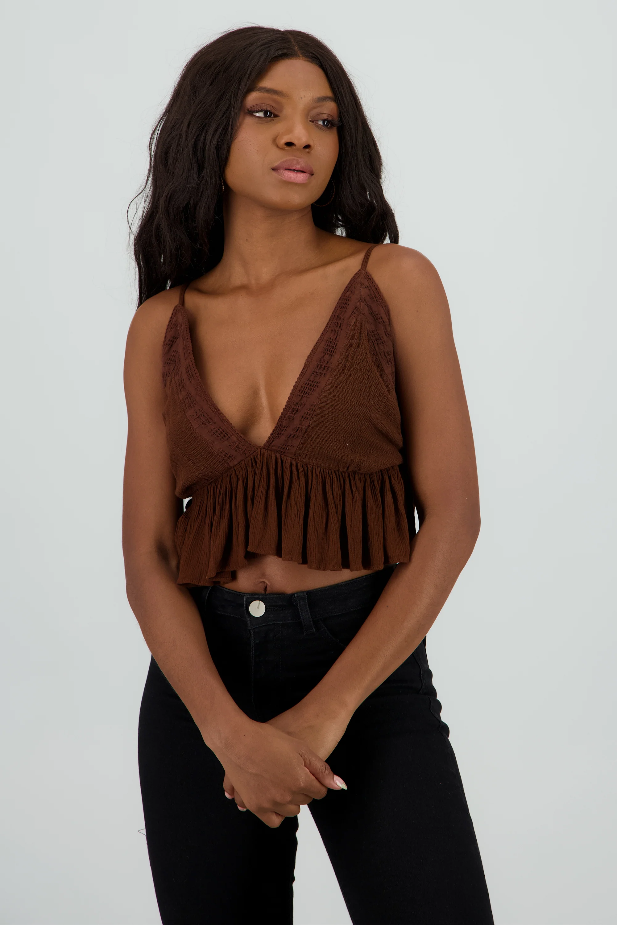 Blusa tirantes peplum - Image 2