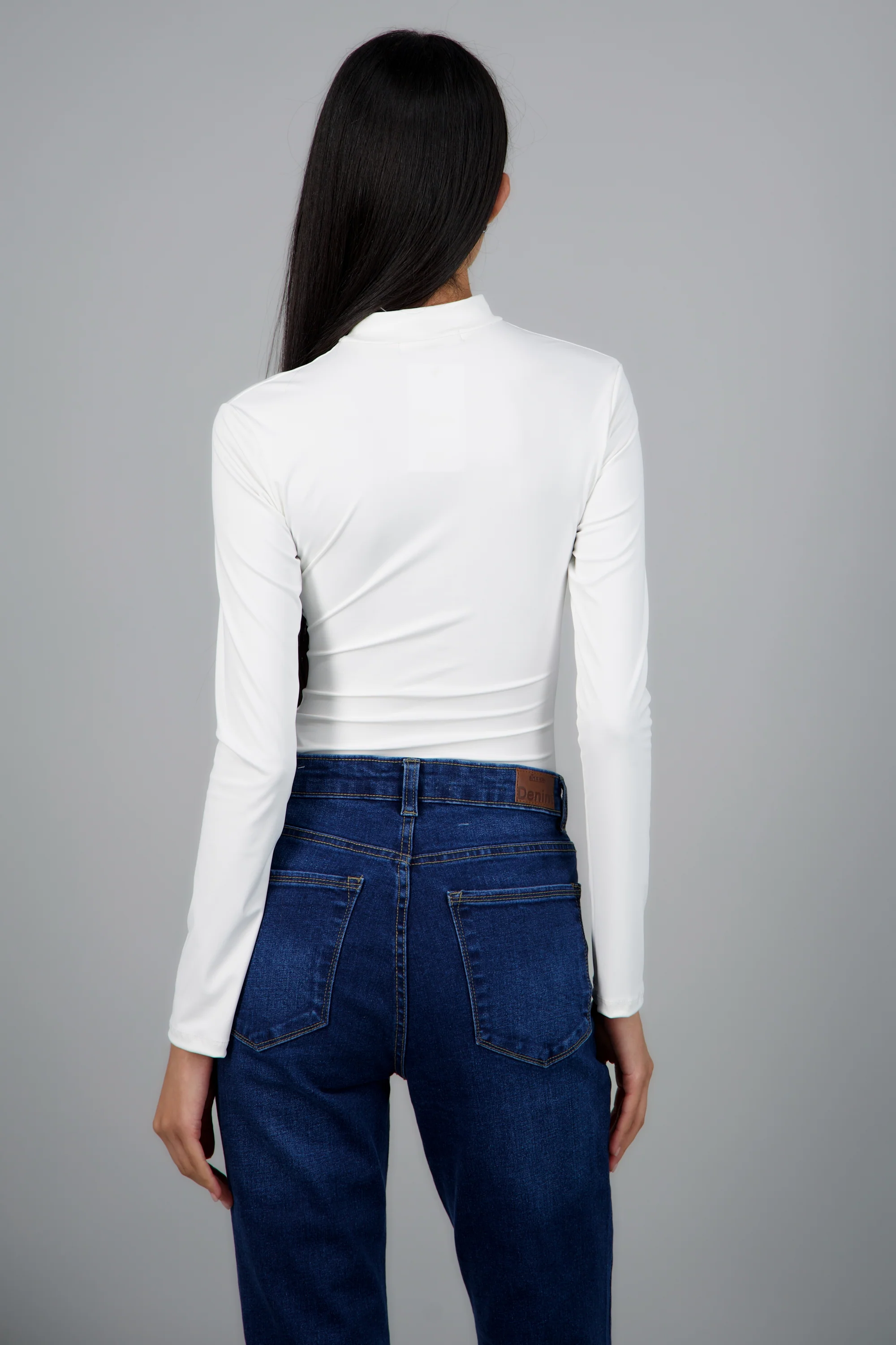 Body cuello alto detalle drapeado - Image 3
