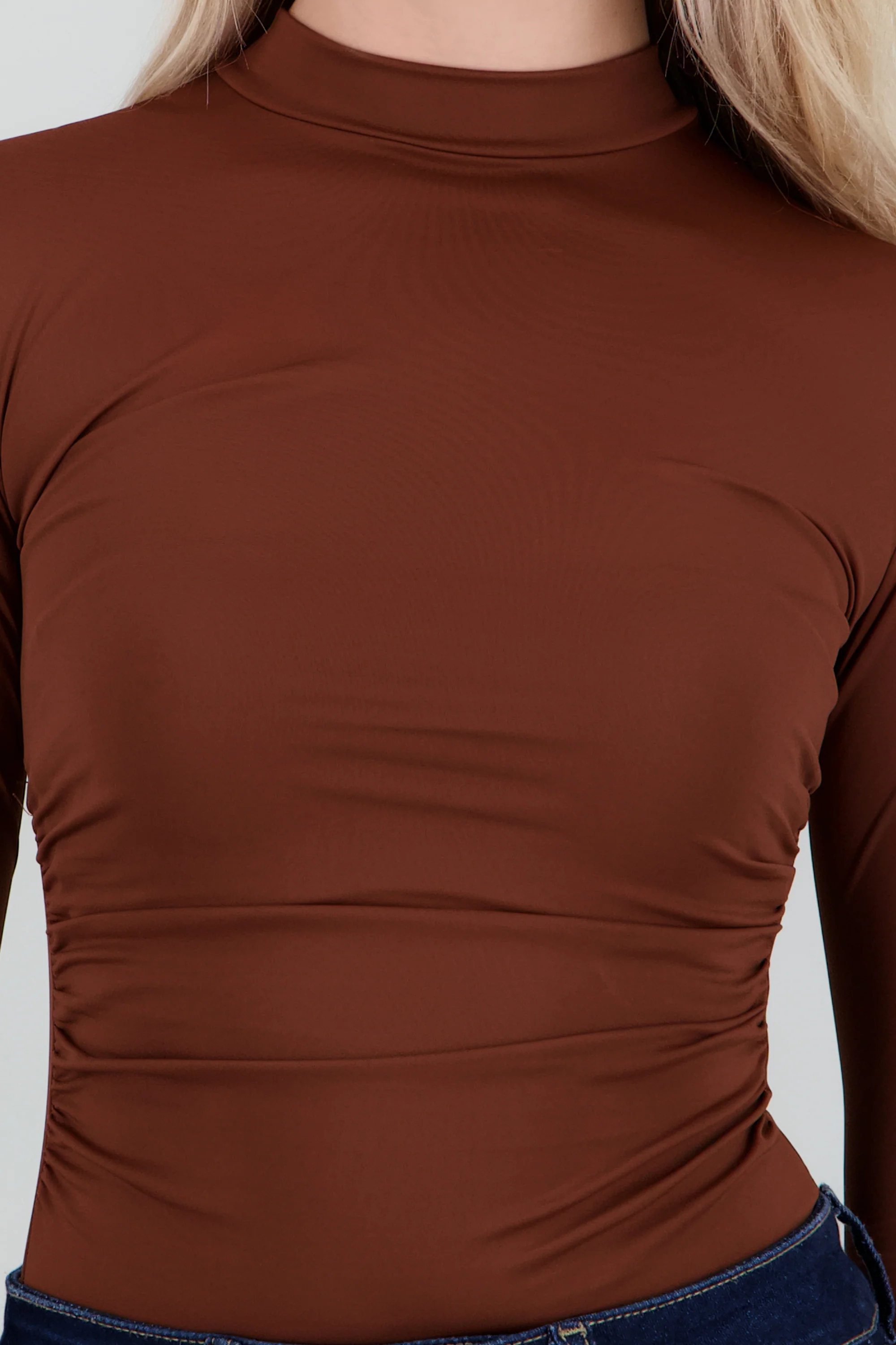 Body cuello alto detalle drapeado - Image 5