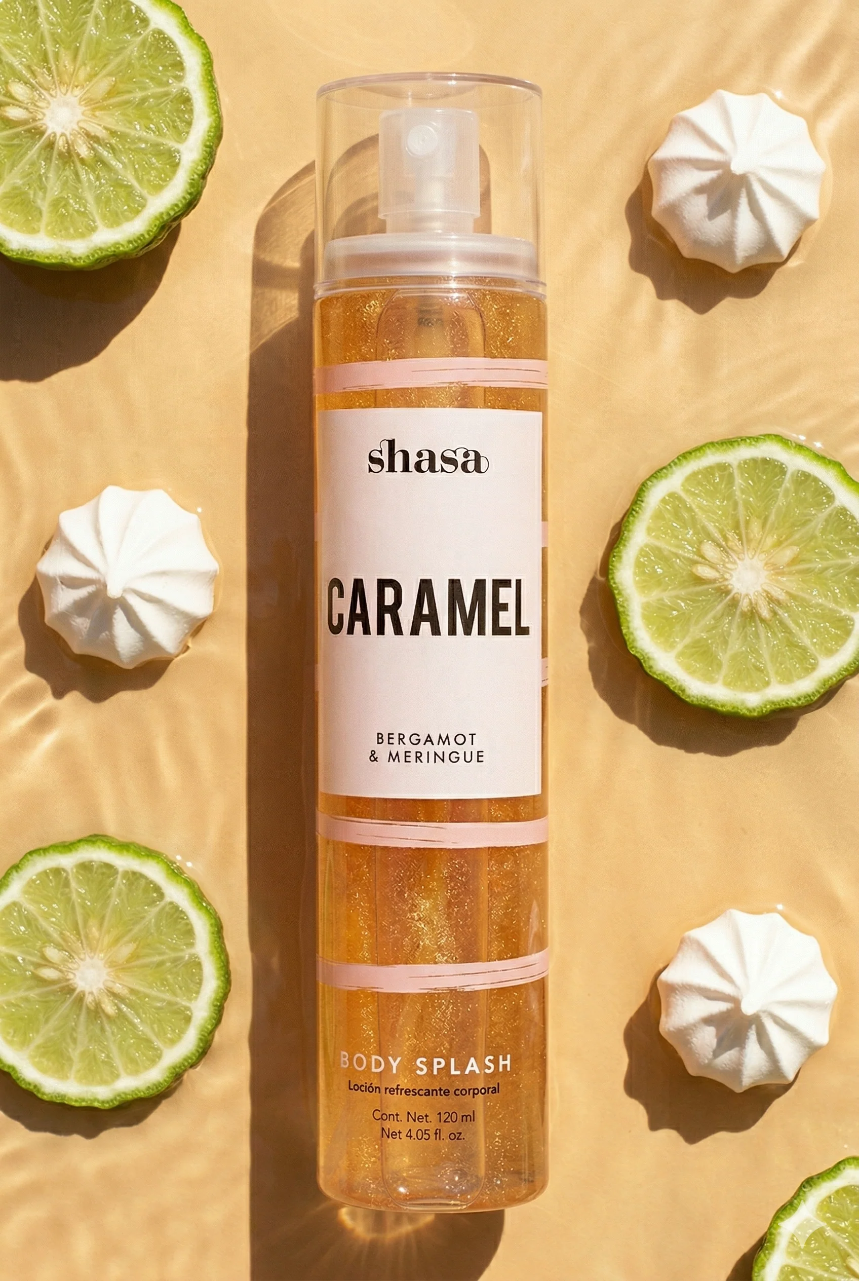 Body splash glitter Caramel