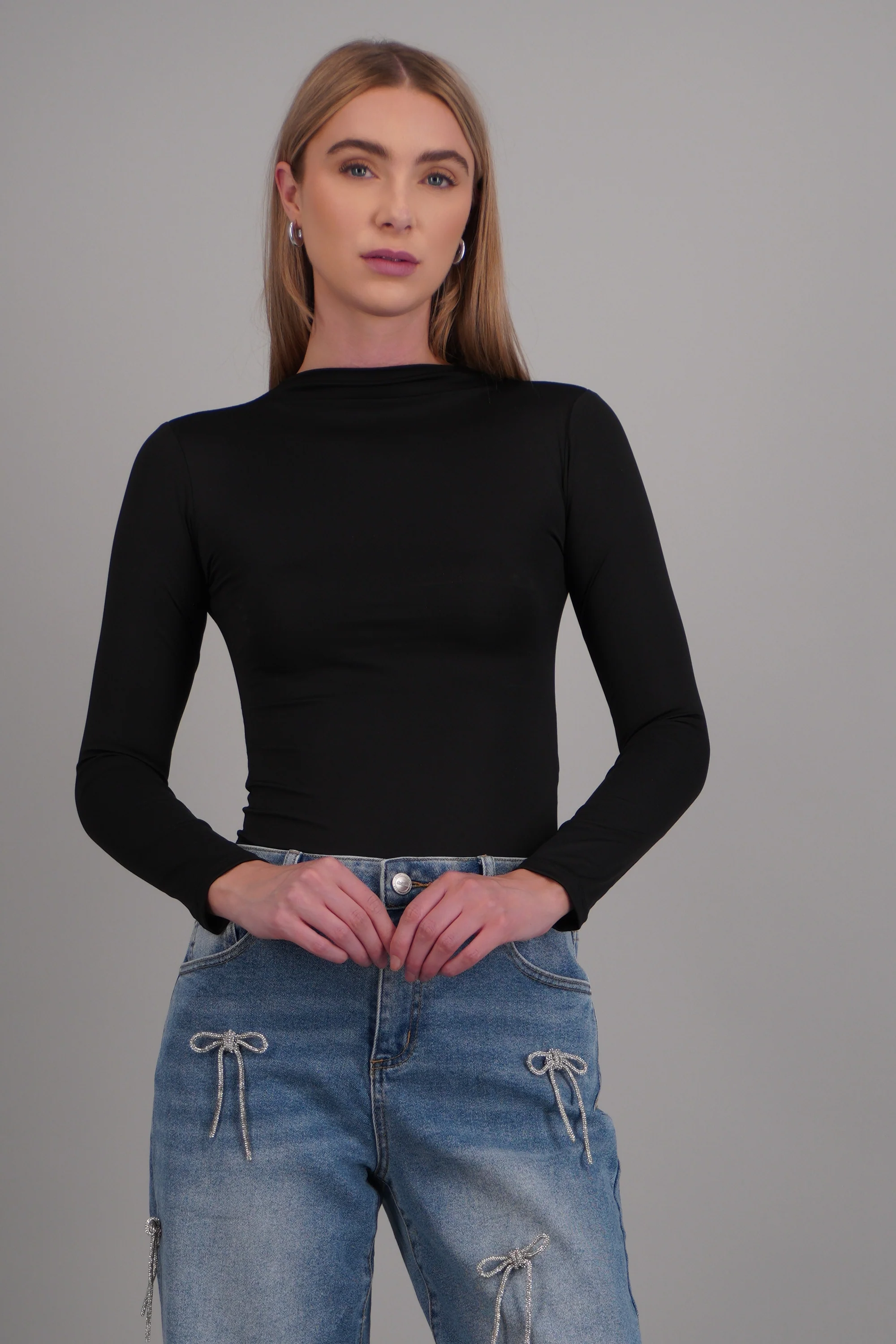 Bodysuit cuello alto recto - Image 3
