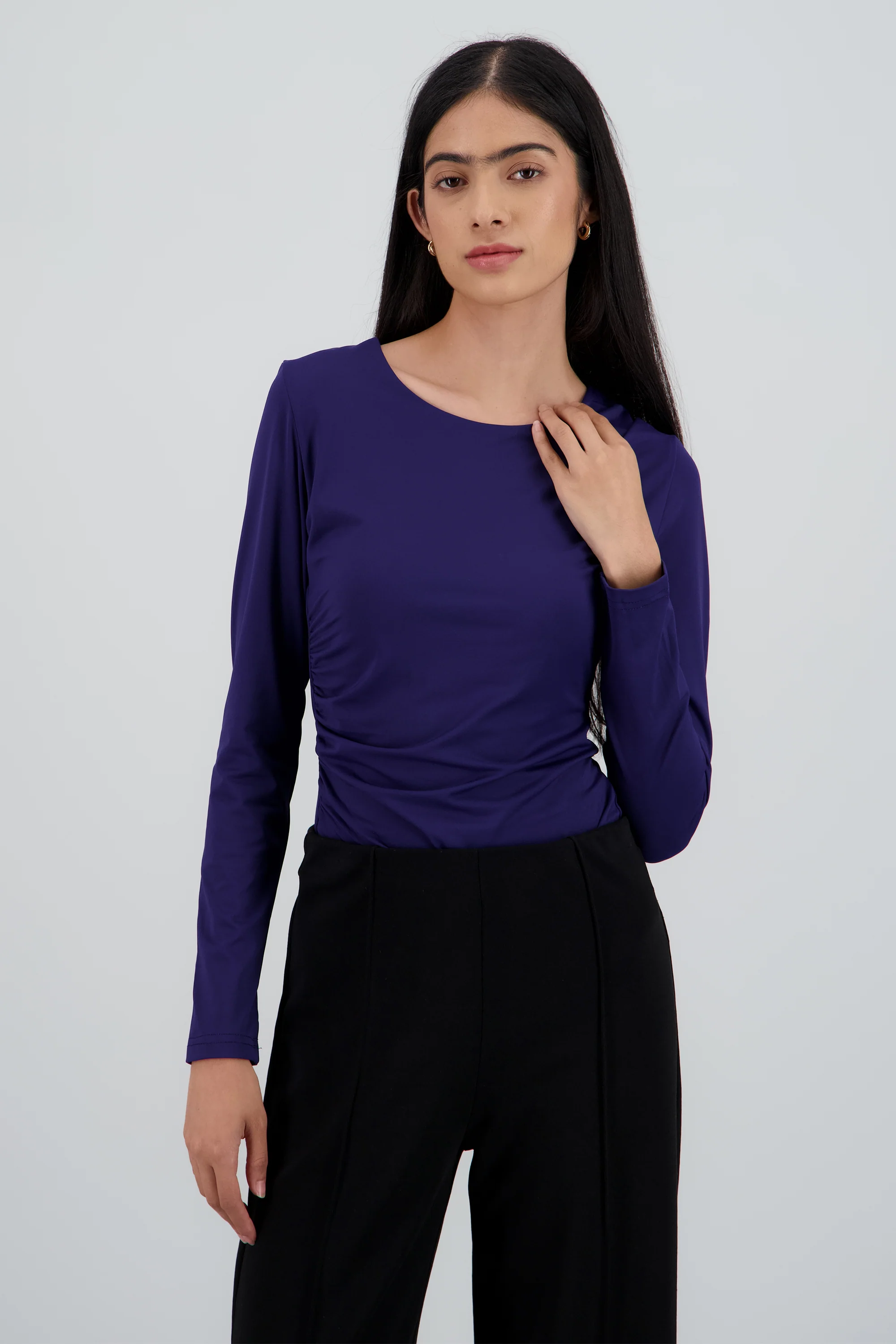 Bodysuit cuello redondo sin manga