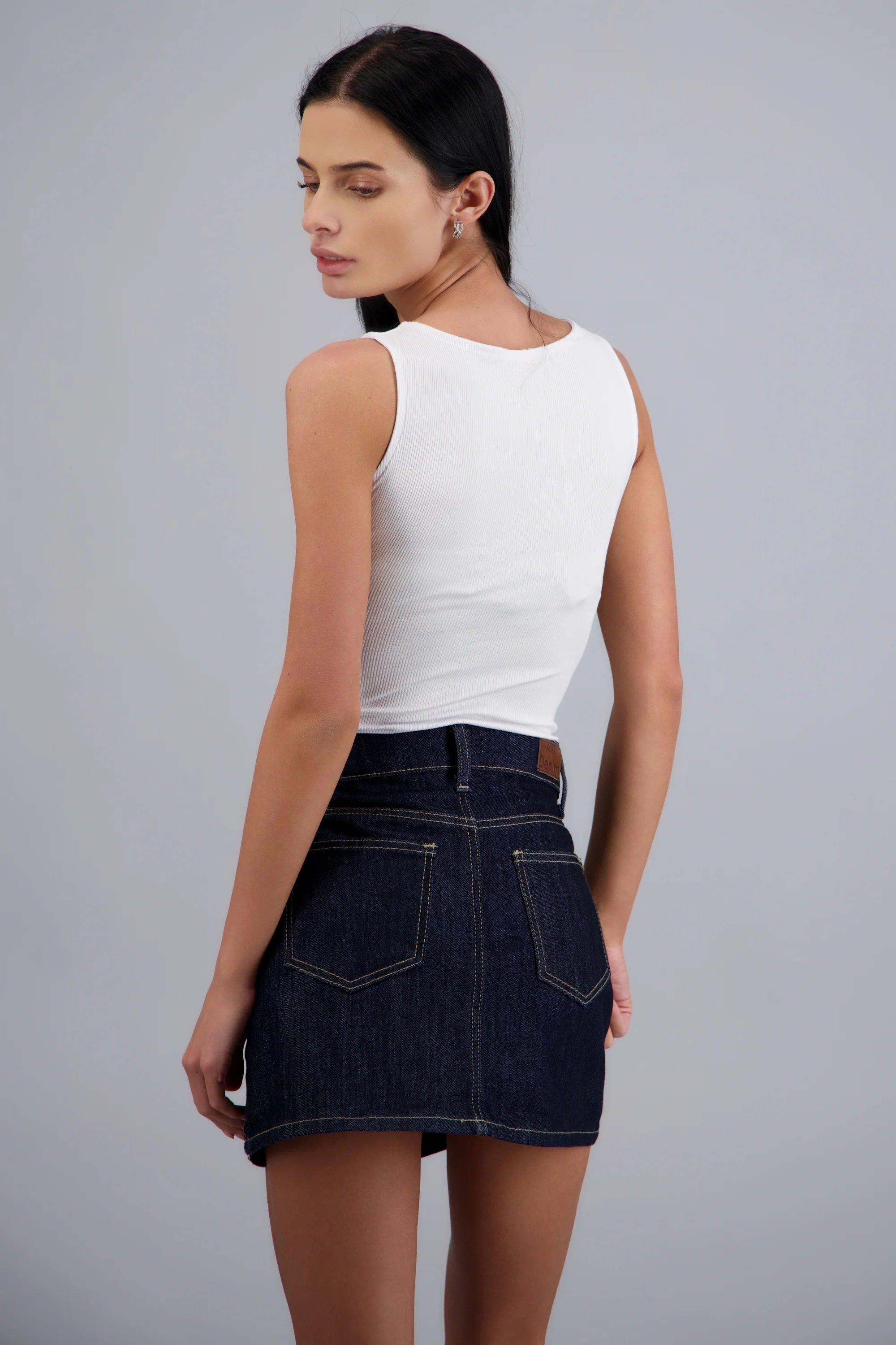 Bodysuit escote barco sin manga rib - Image 3