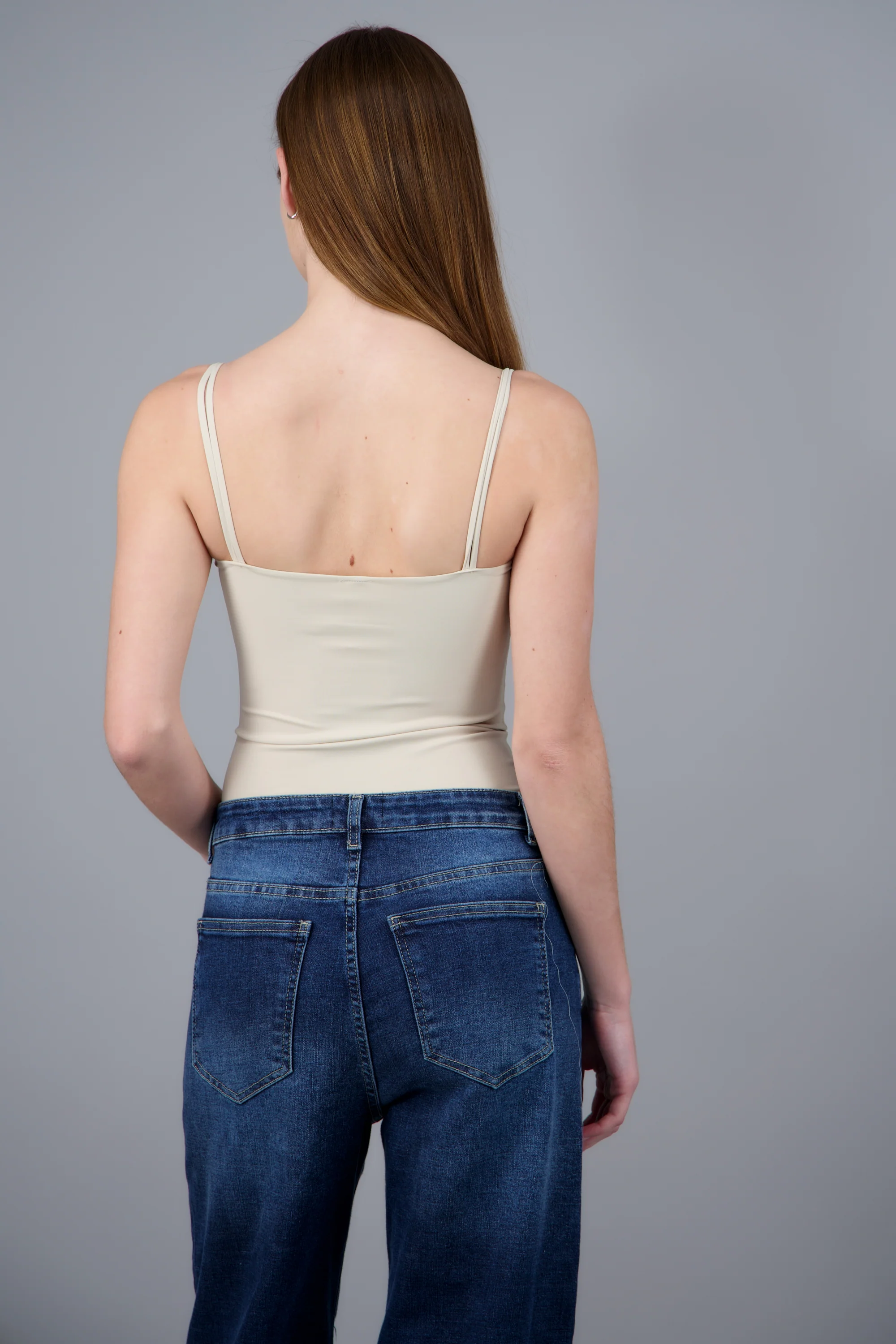bodysuit escote recto detalle metálico - Image 3