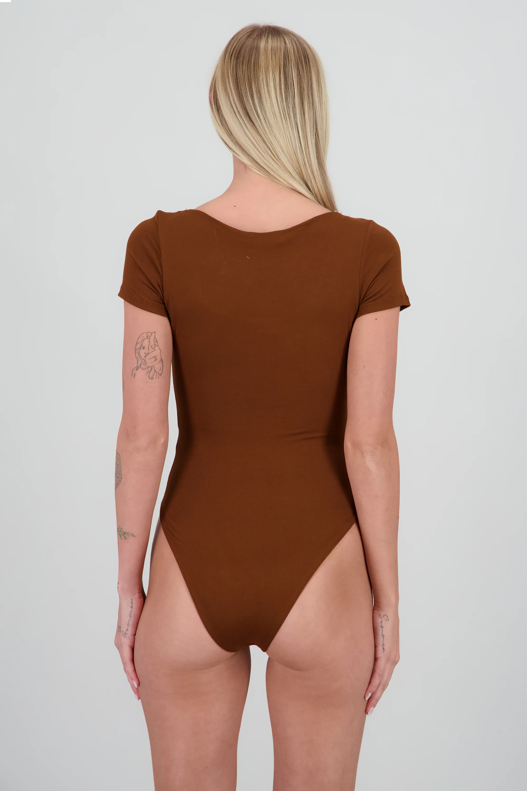 Bodysuit escote redondo manga corta - Image 4