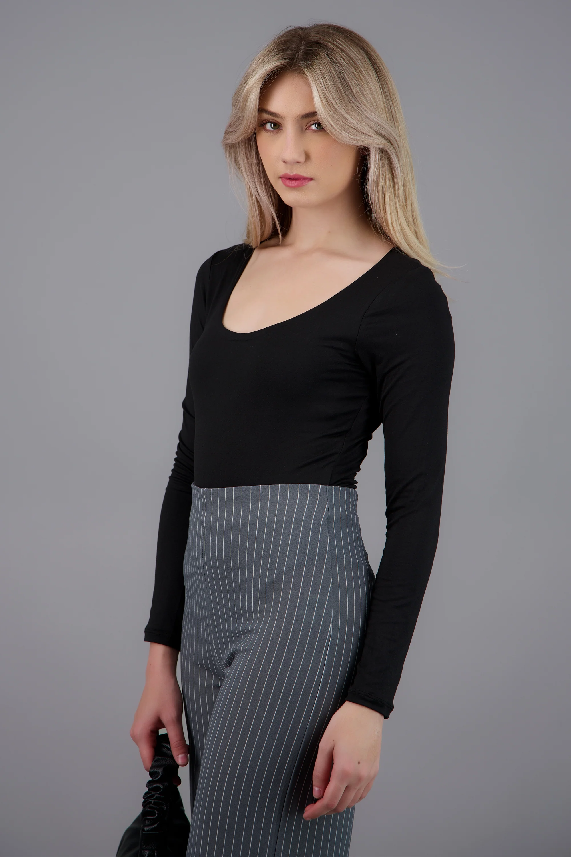 Bodysuit escote redondo manga larga - Image 2