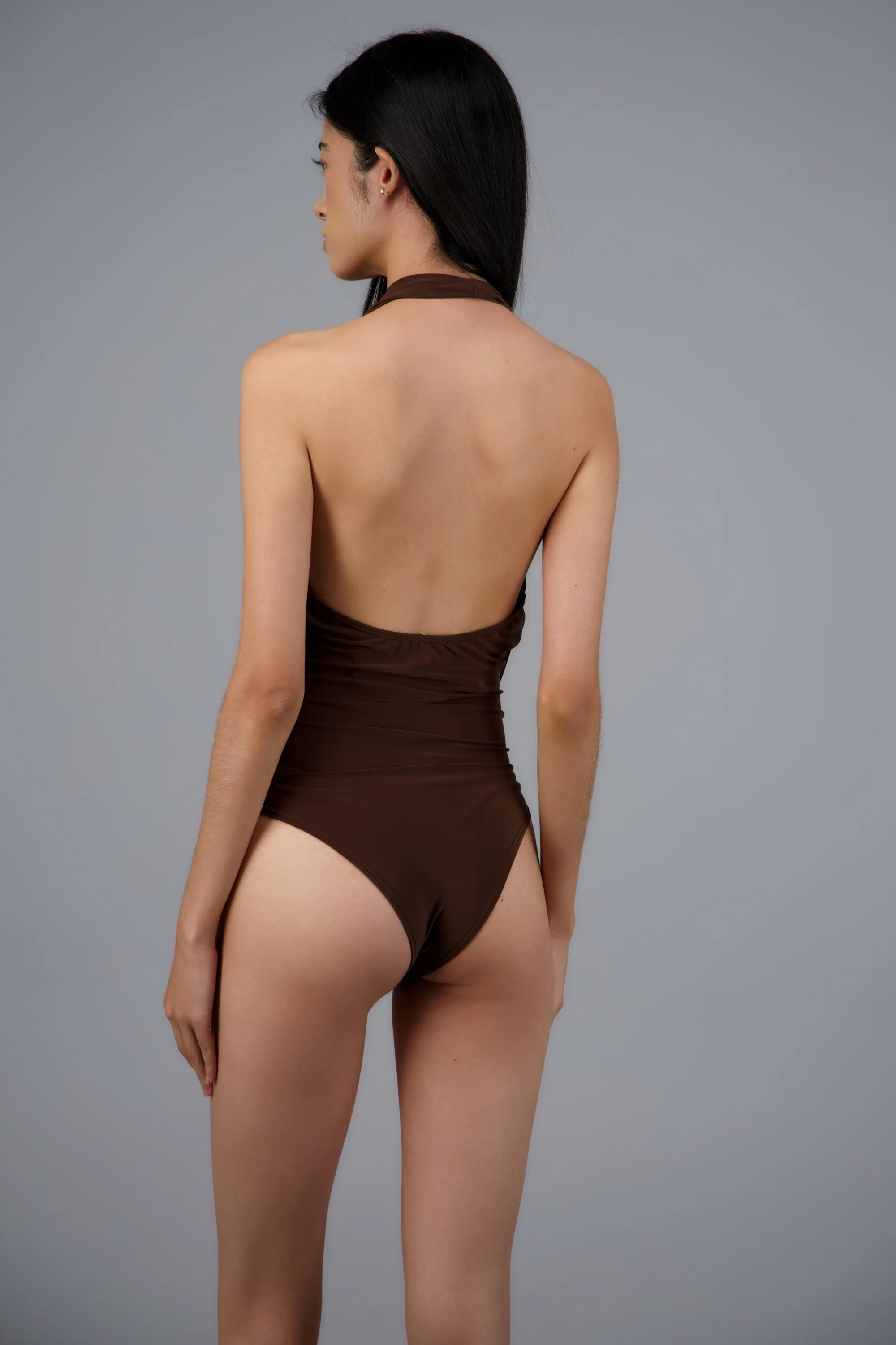 Bodysuit halter cuello cascada - Image 4