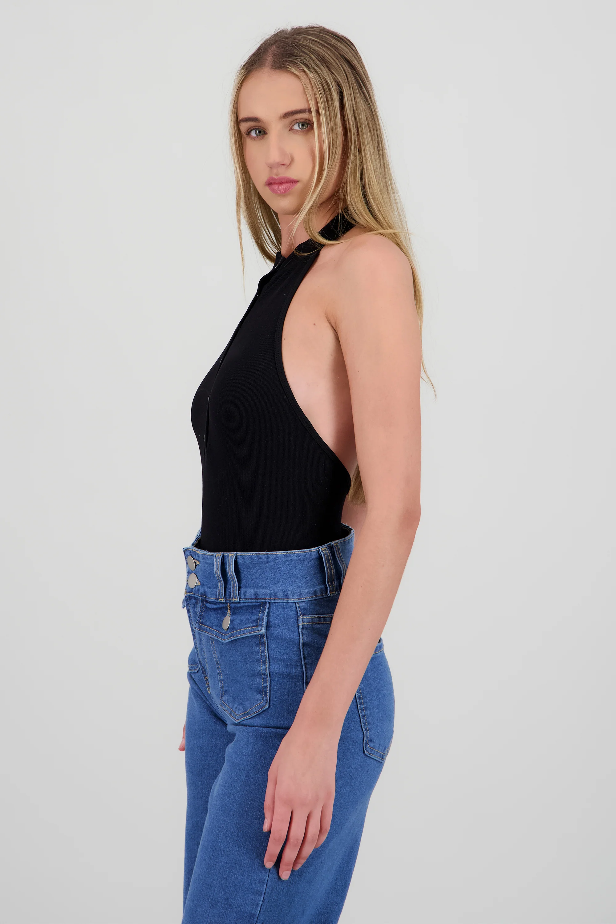 Bodysuit halter detalle botones - Image 2