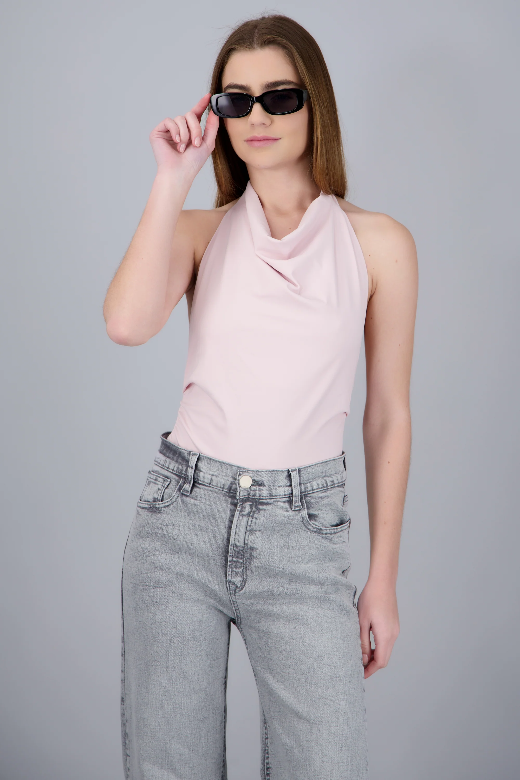 Bodysuit halter escote espalda