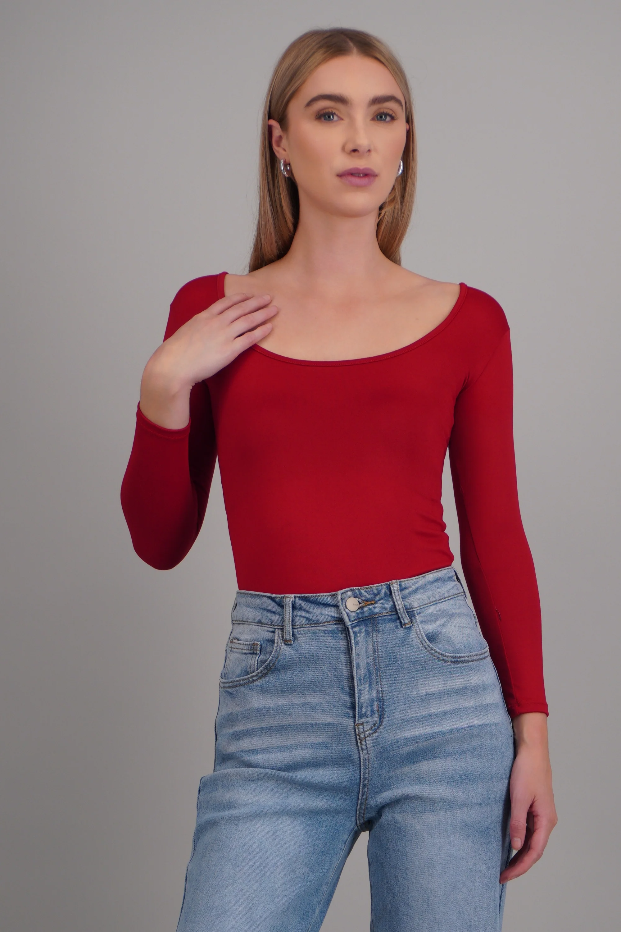 Bodysuit Liso Cuello Scoop - Image 3