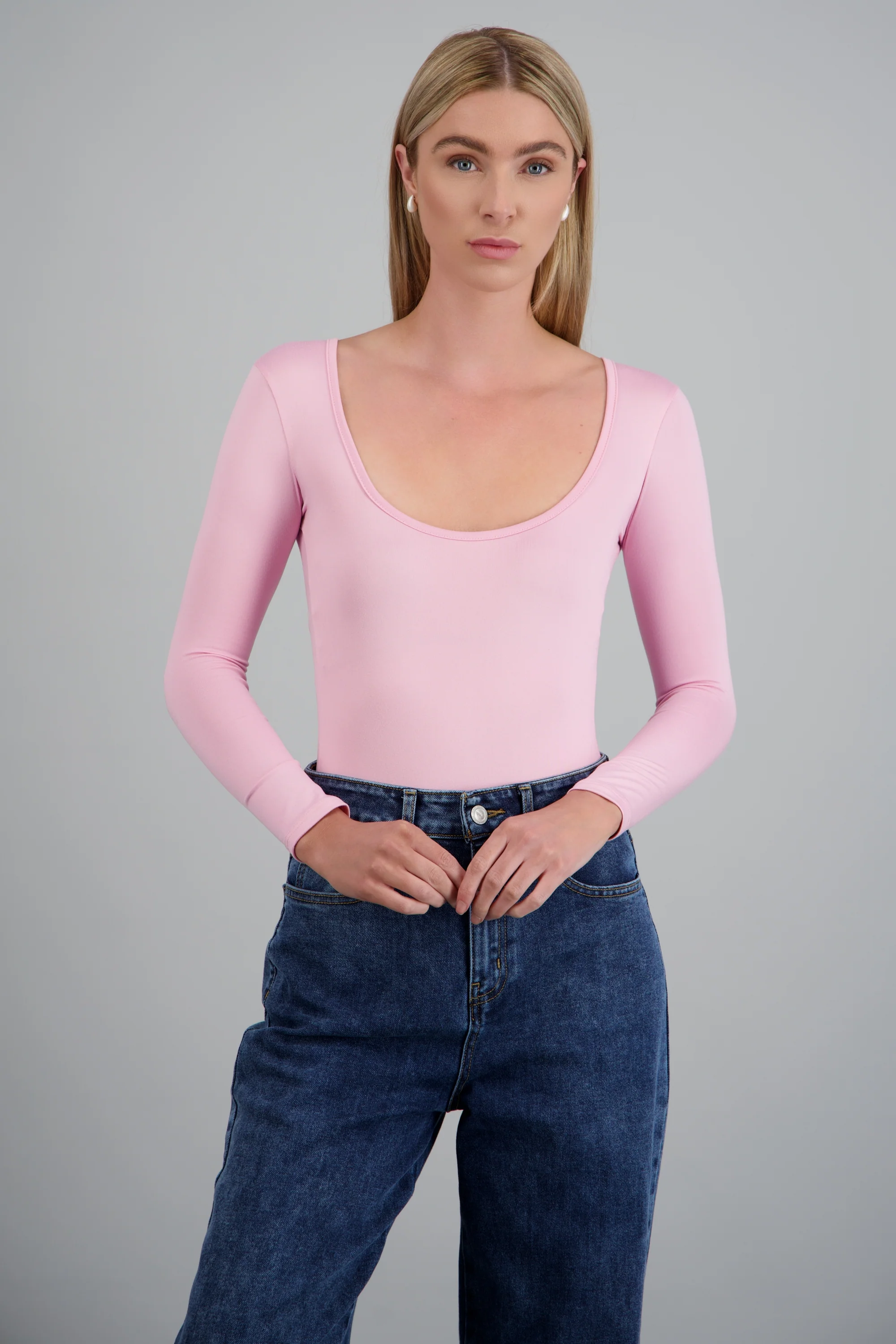 Bodysuit Liso Cuello Scoop