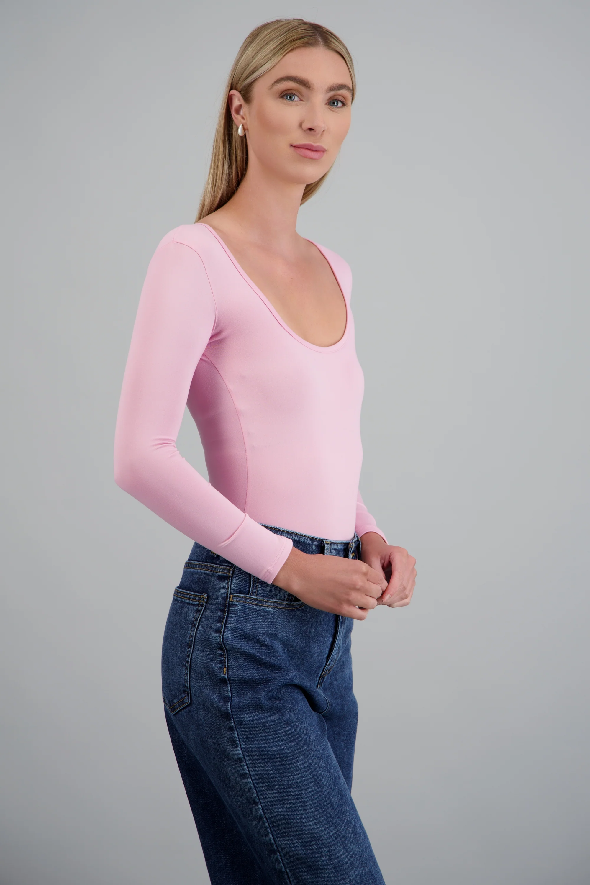 Bodysuit Liso Cuello Scoop - Image 3