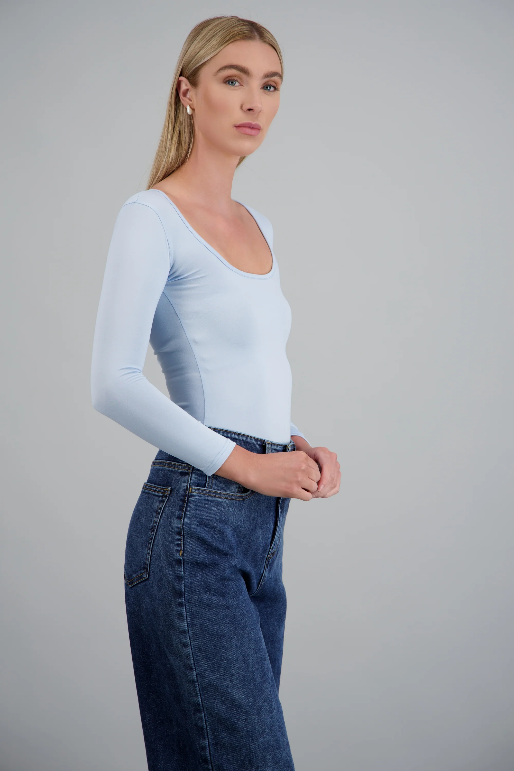 Bodysuit Liso Cuello Scoop - Image 3